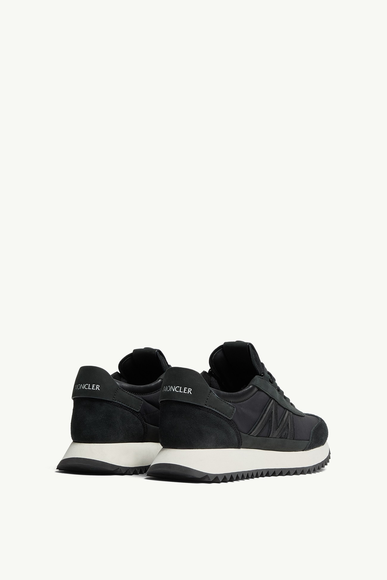 Pacey2 Suede & Nubuck Trainers Men Black Moncler 4