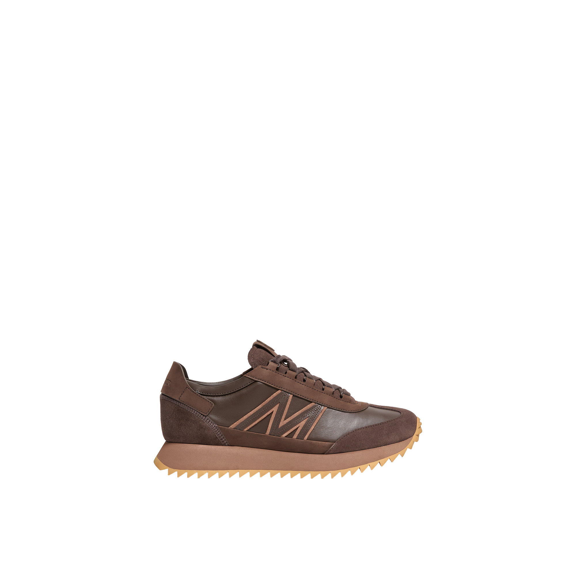 Moncler   Pacey2 Suede & Nubuck Trainers for Men in Brown, Size: 44