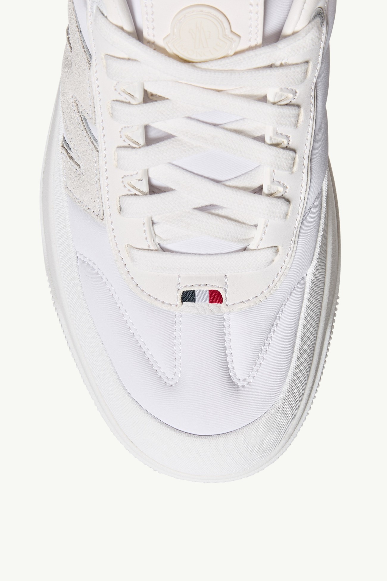 Moncler Altive Nubuck & Suede Trainers Men White Moncler 2