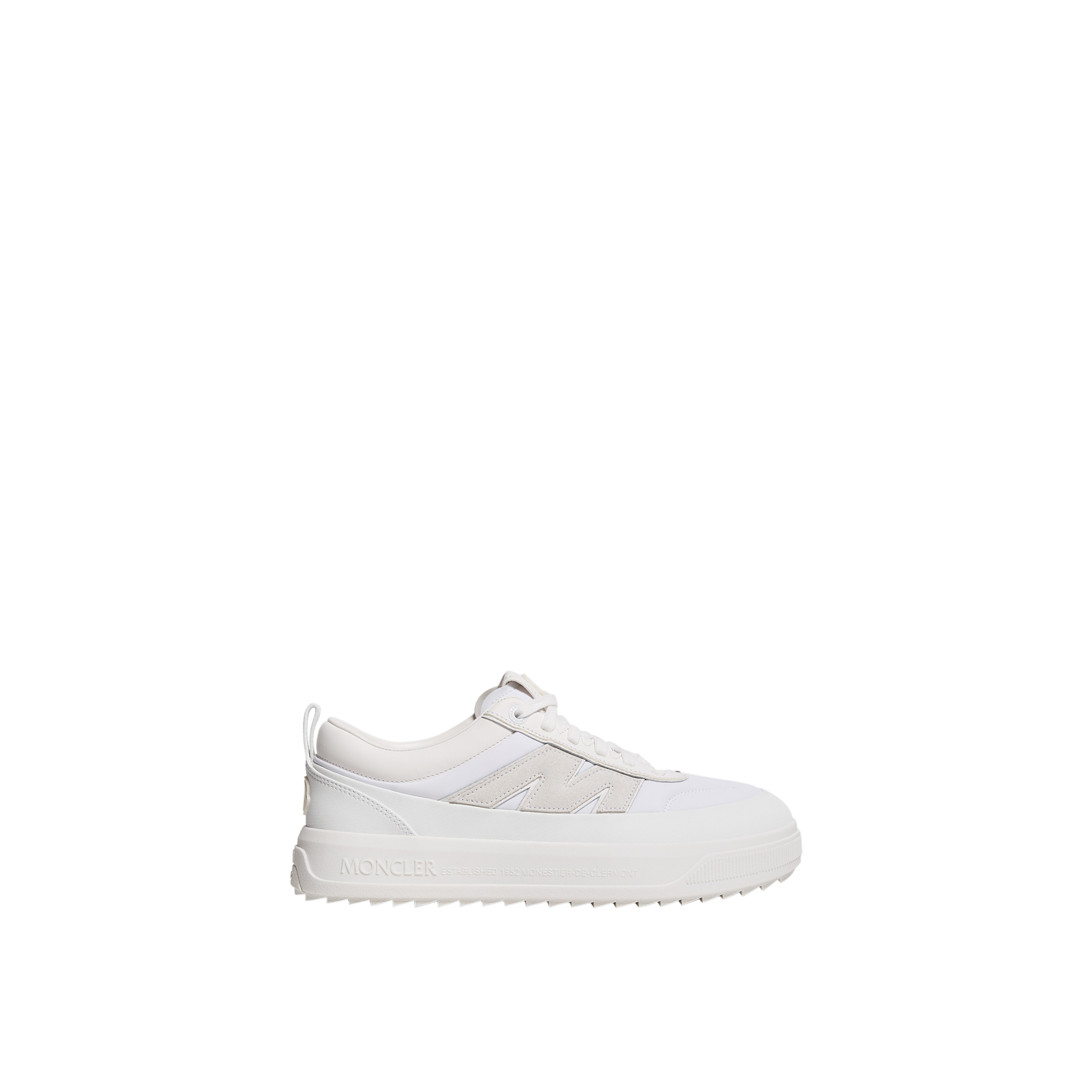 Moncler   Altive Nubuck & Suede Trainers for Men in White, Size: 41