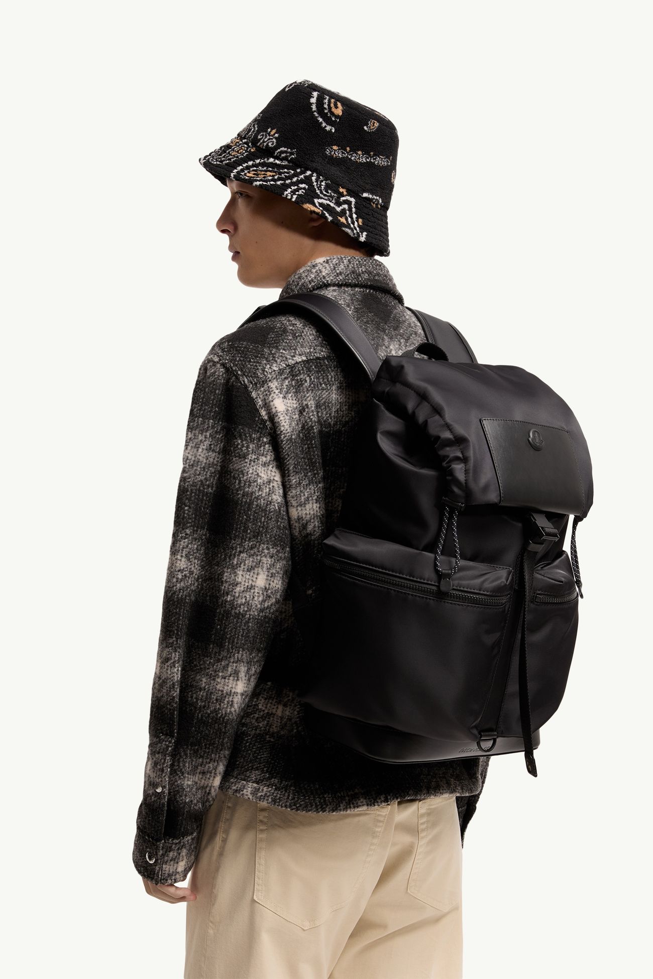 Kenton 드릴 백팩 남성 블랙 Moncler 1