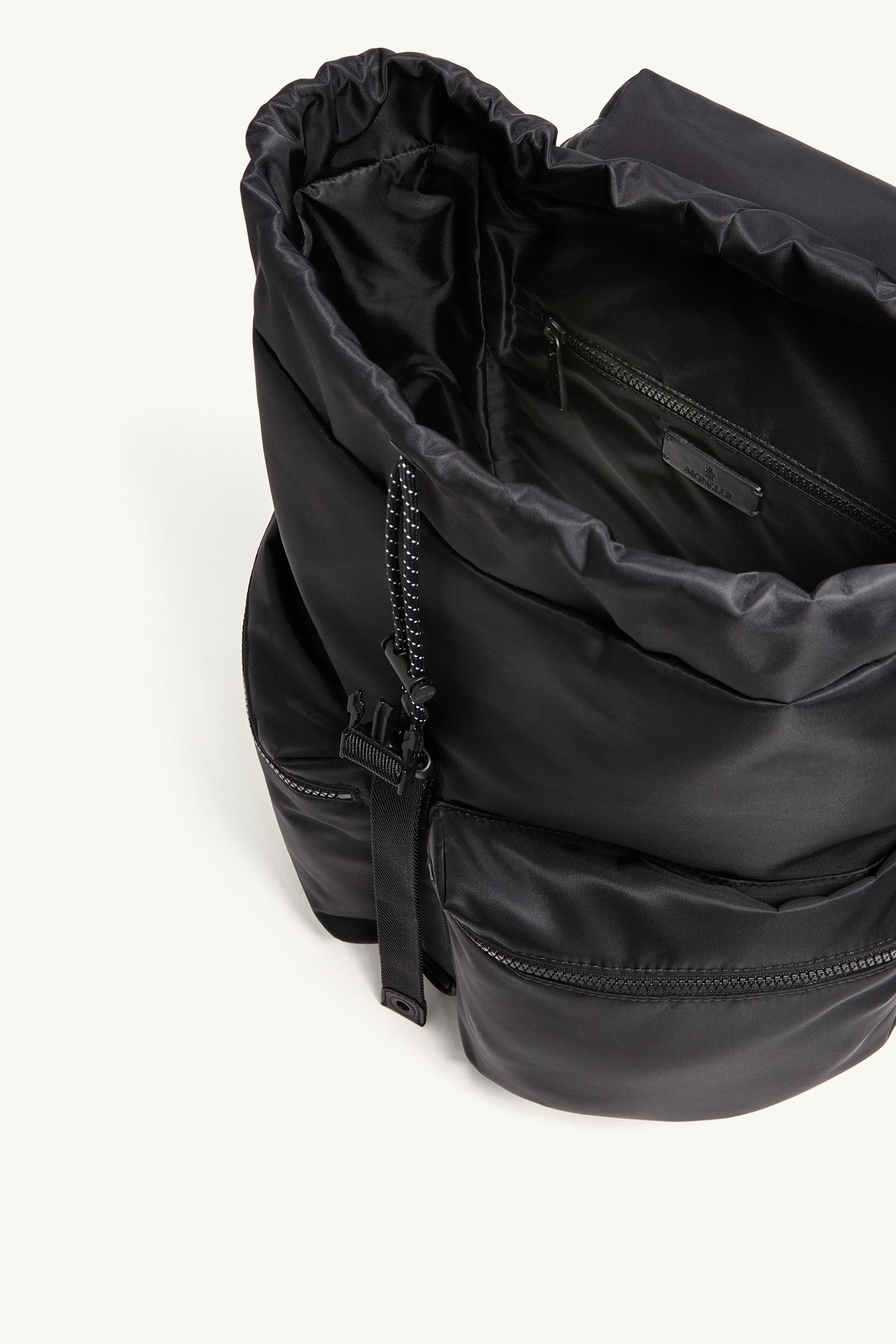 MONCLER バッグ Black Kenton Drill Backpack - Bags & Small Accessories for Men