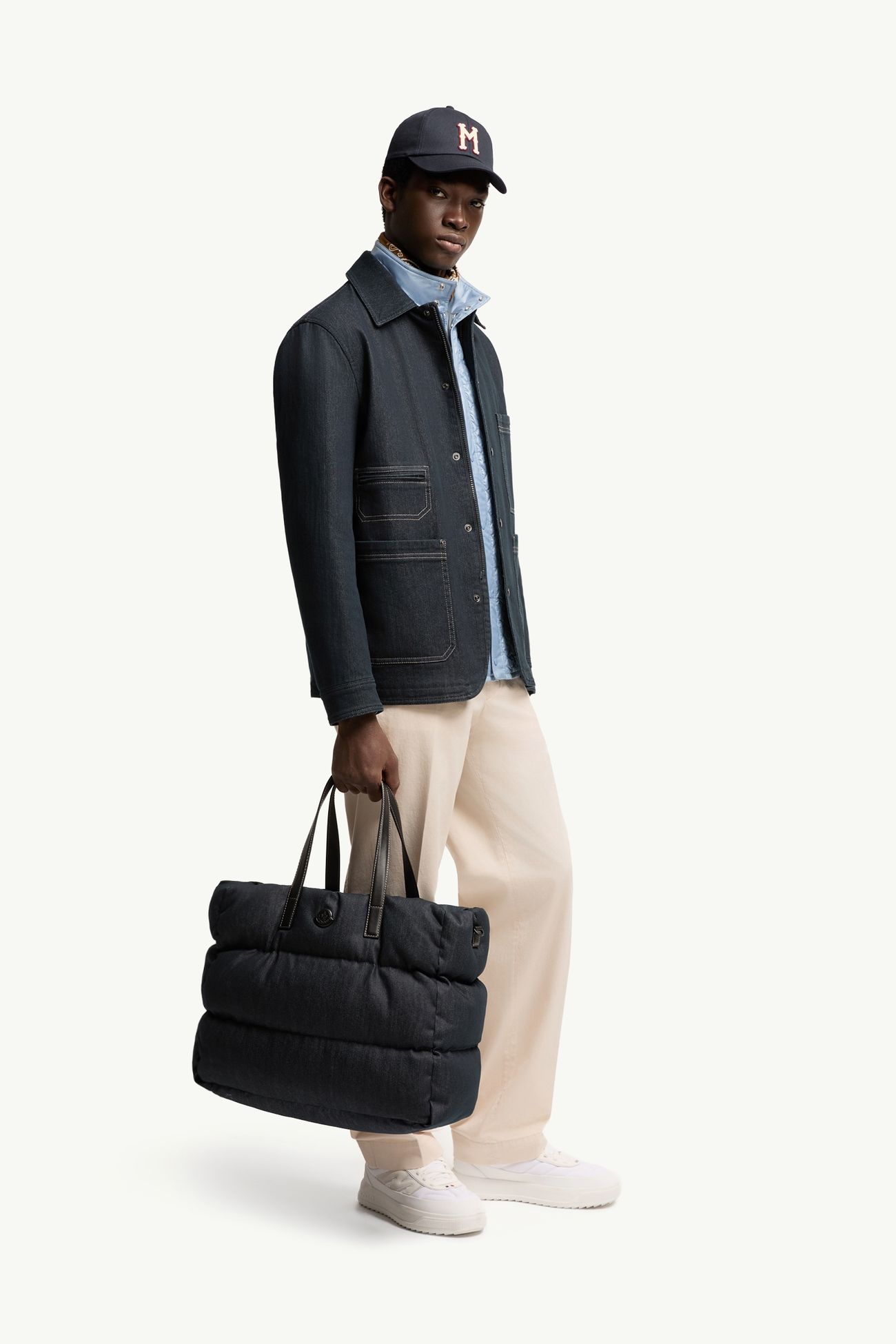 New Caradoc Tote Bag Men Dark Blue Moncler 1