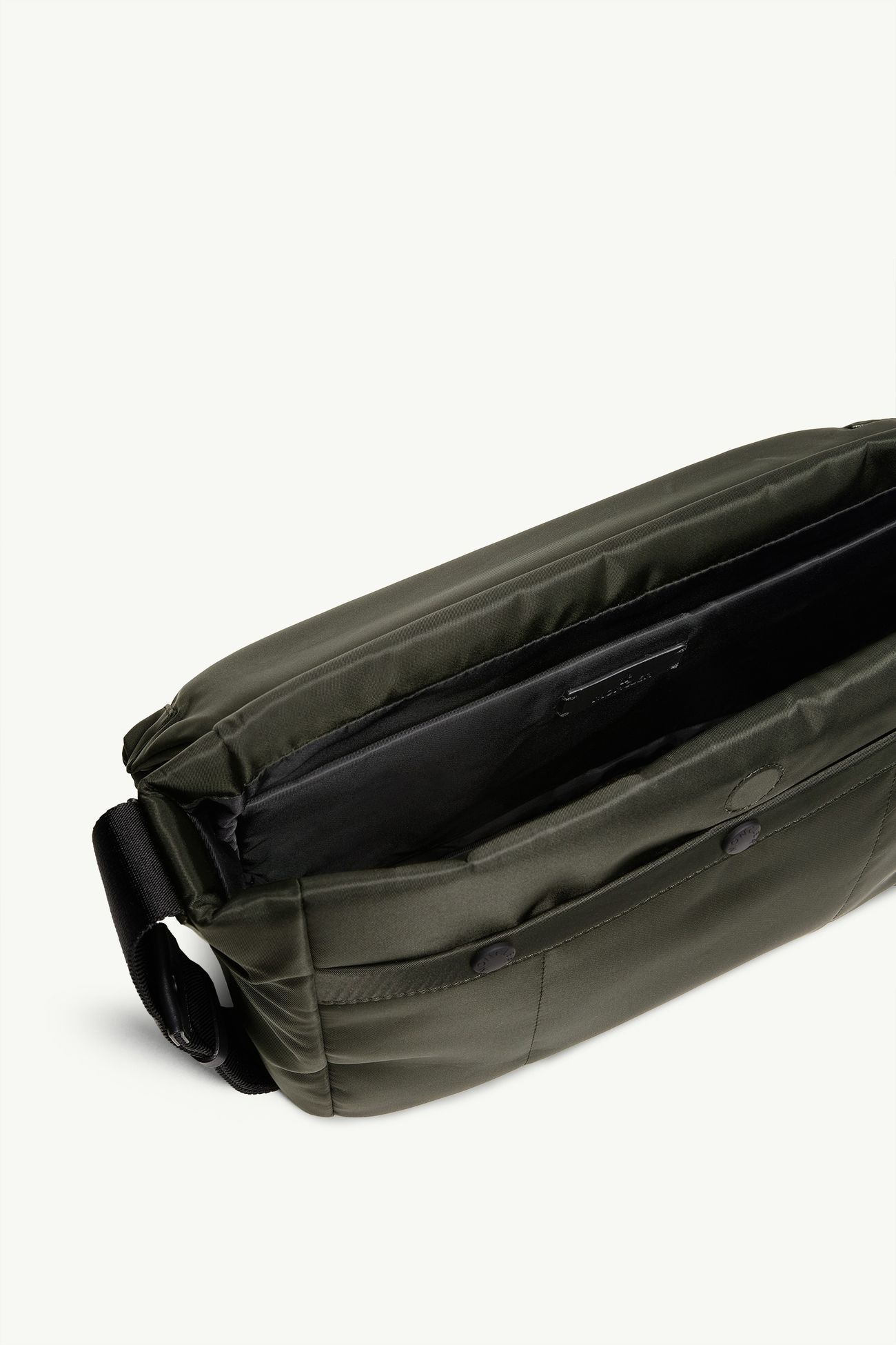 Kenton Drill Messenger Bag Men Olive Green Moncler 4