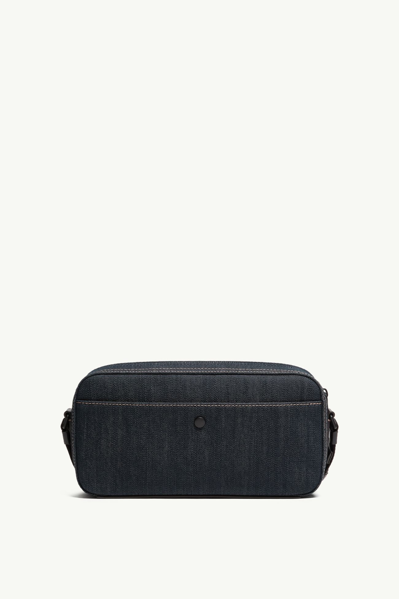 Bolso bandolera de tejido vaquero Carlo Hombre Azul oscuro Moncler 3