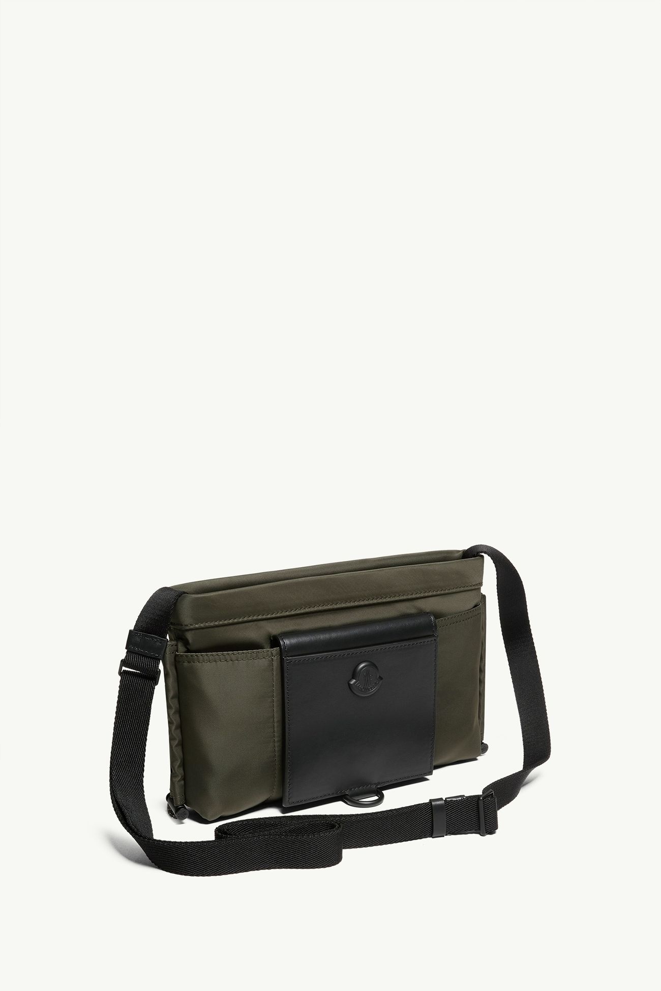 Kenton Drill Crossbody Bag Men Olive Green Moncler 2