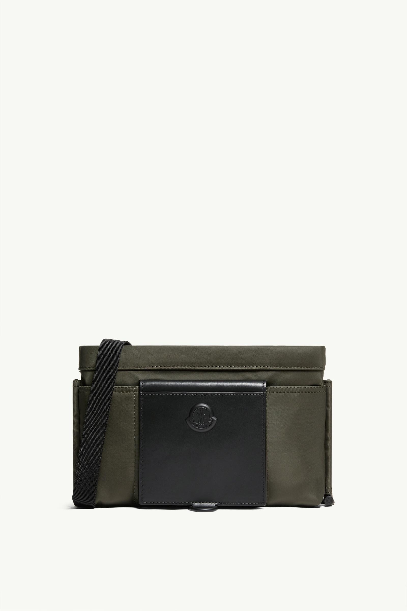 Kenton Drill Crossbody Bag Men Olive Green Moncler, 1 of 0