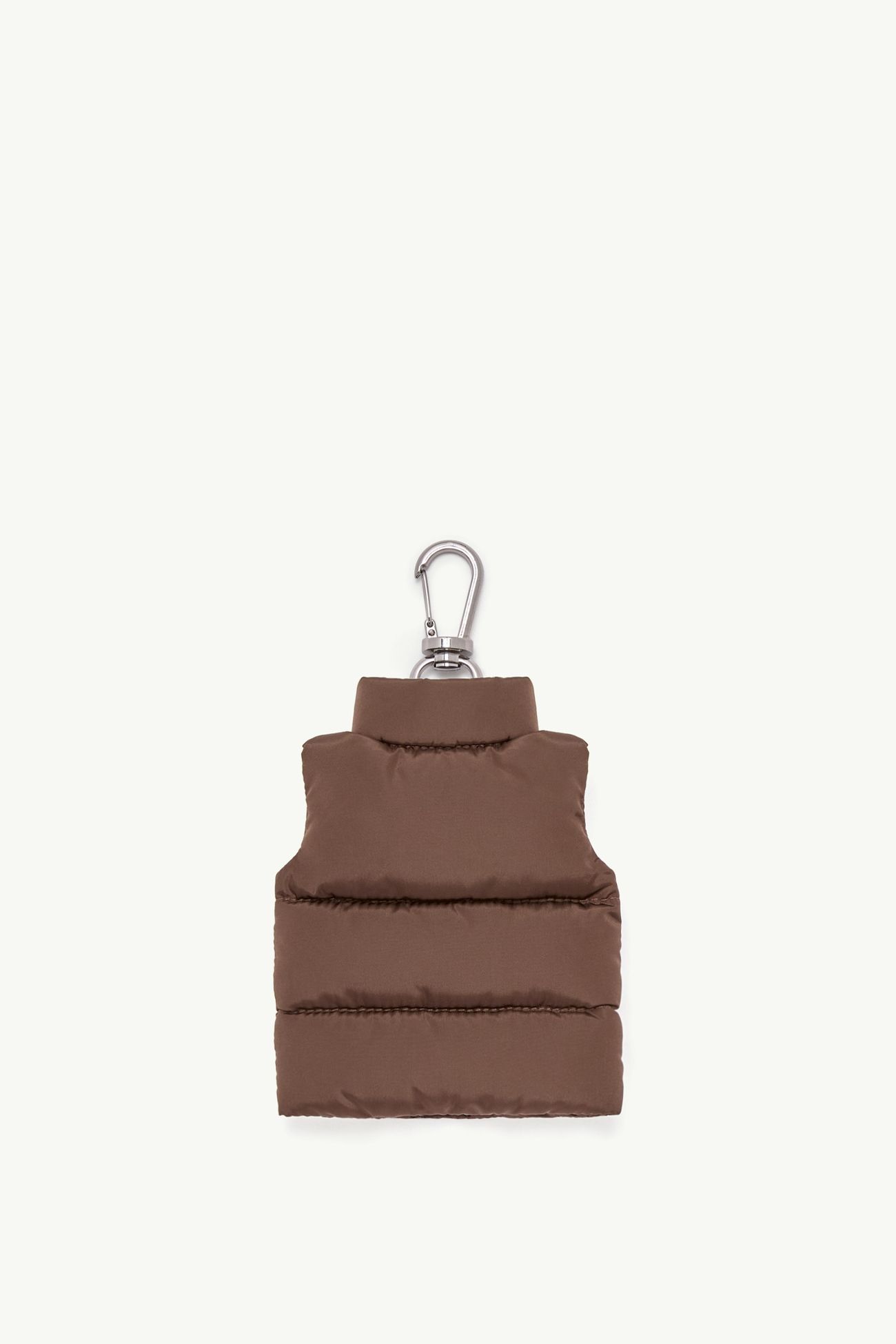 Down Vest Shape Key Ring Men Brown Moncler 2