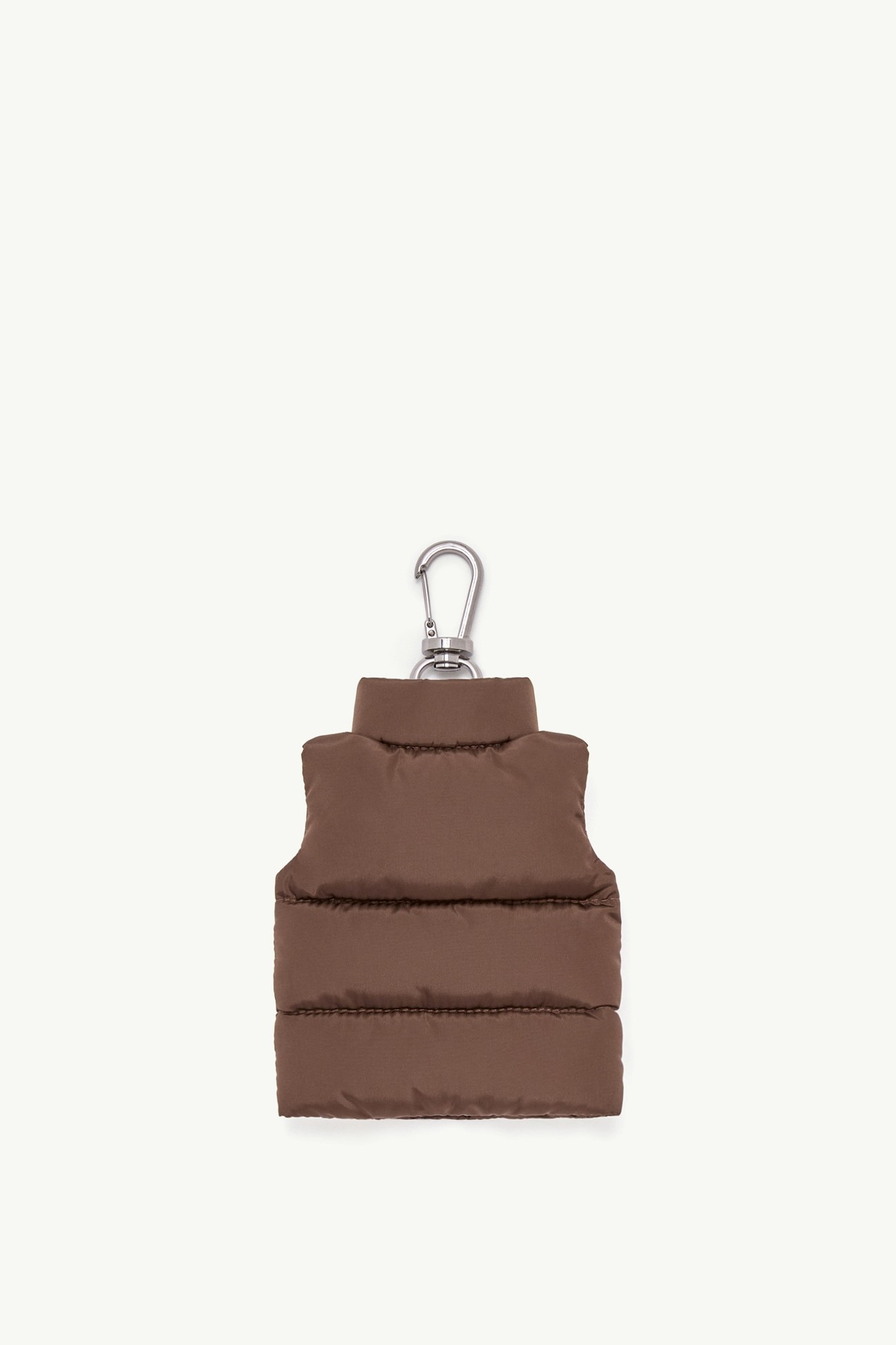 Llavero con forma de chaleco plumífero Hombre Marrón Moncler 2