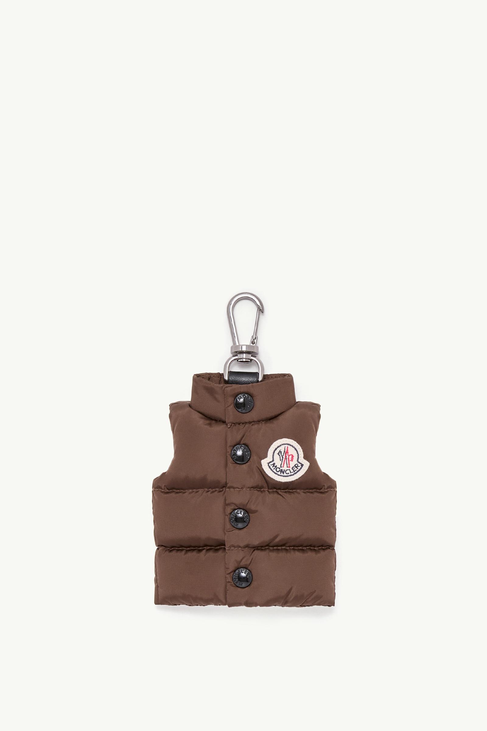 Down Gilet Shape Key Ring Men Brown Moncler, 1 of 0