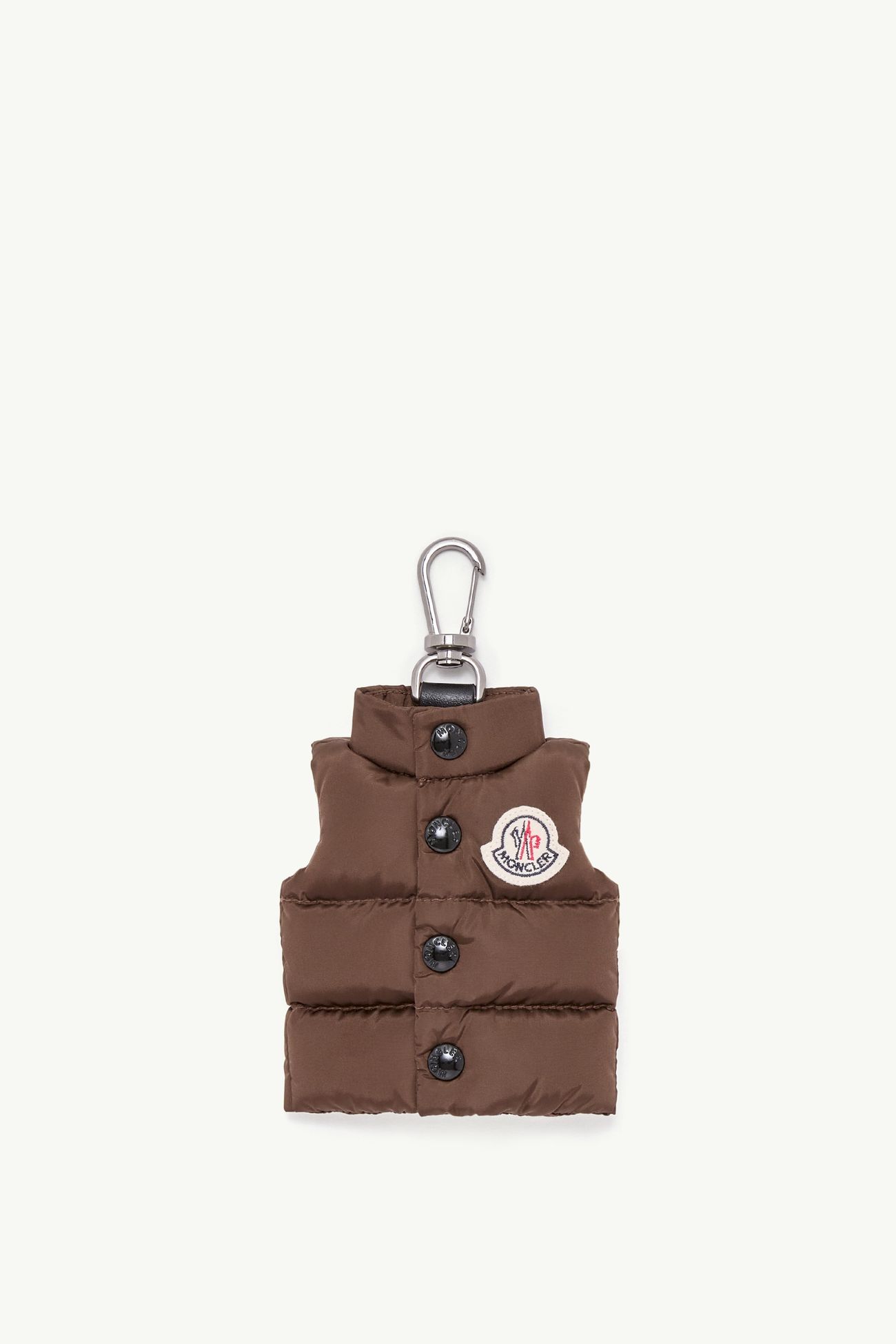 Down Gilet Shape Key Ring Men Brown Moncler 0
