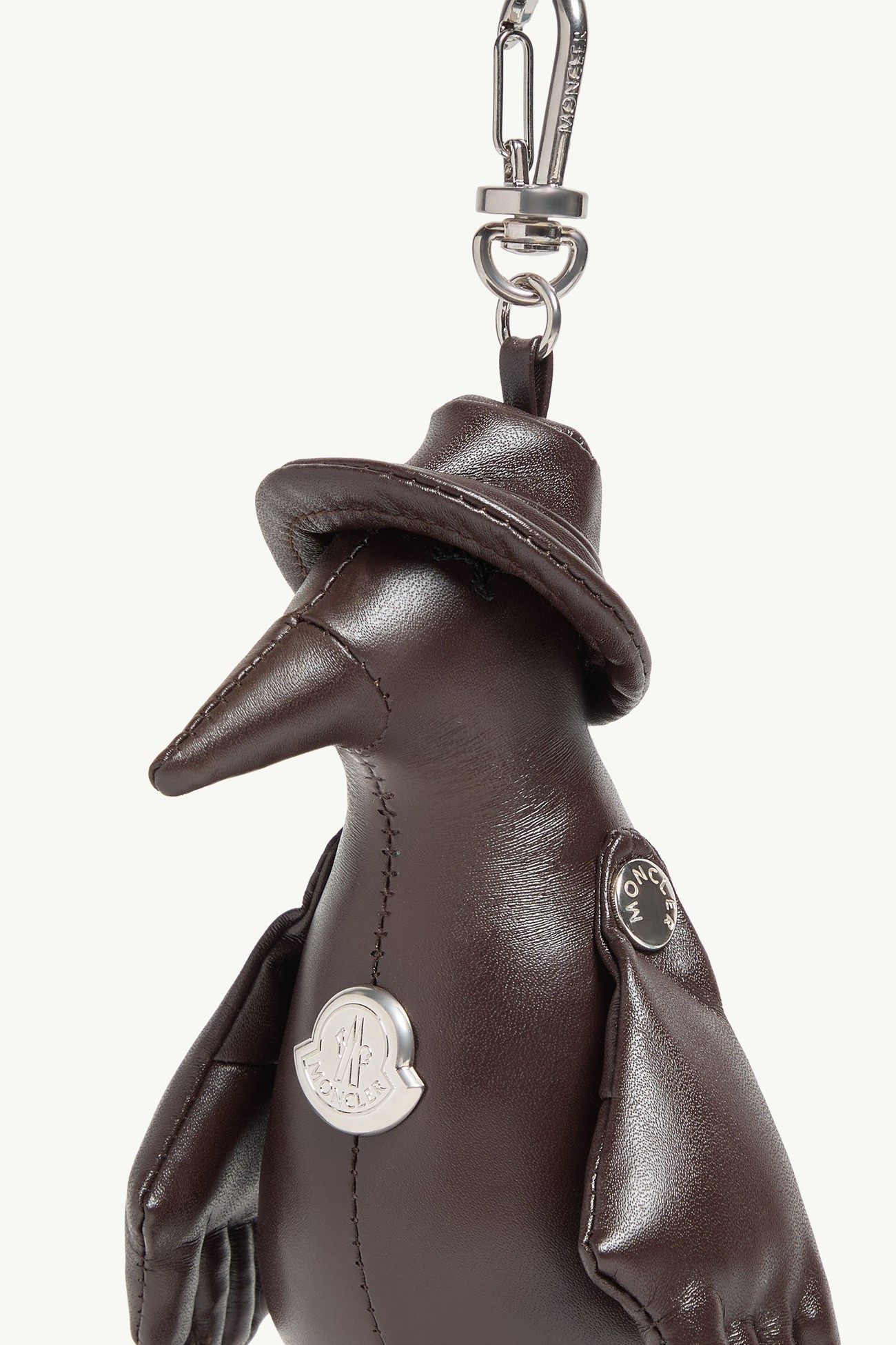 Llavero en forma de pato Hombre Marrón Moncler 1