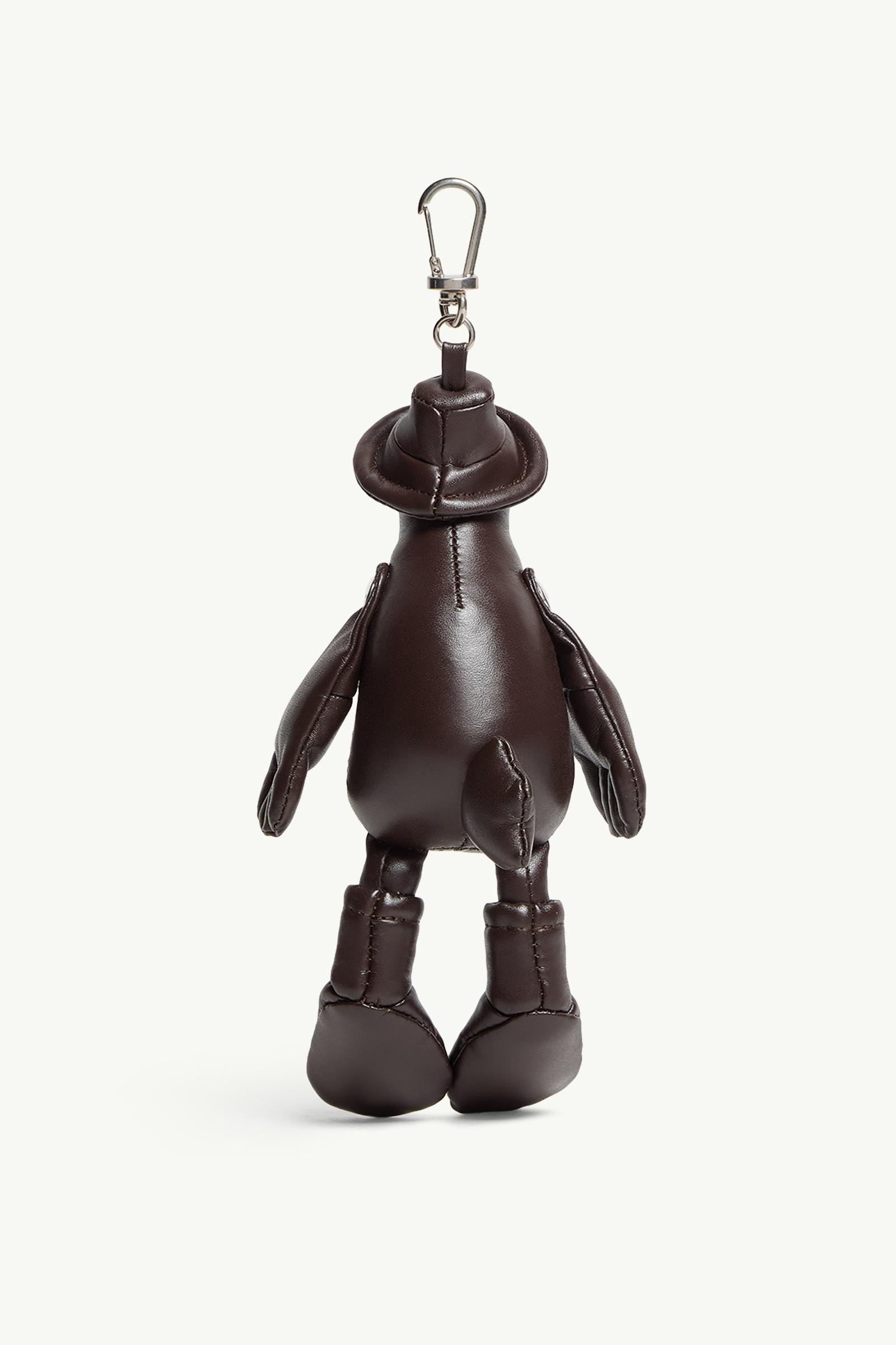 MONCLER キーホルダー Brown Duck-Shaped Key Ring - Bags & Small Accessories for Men