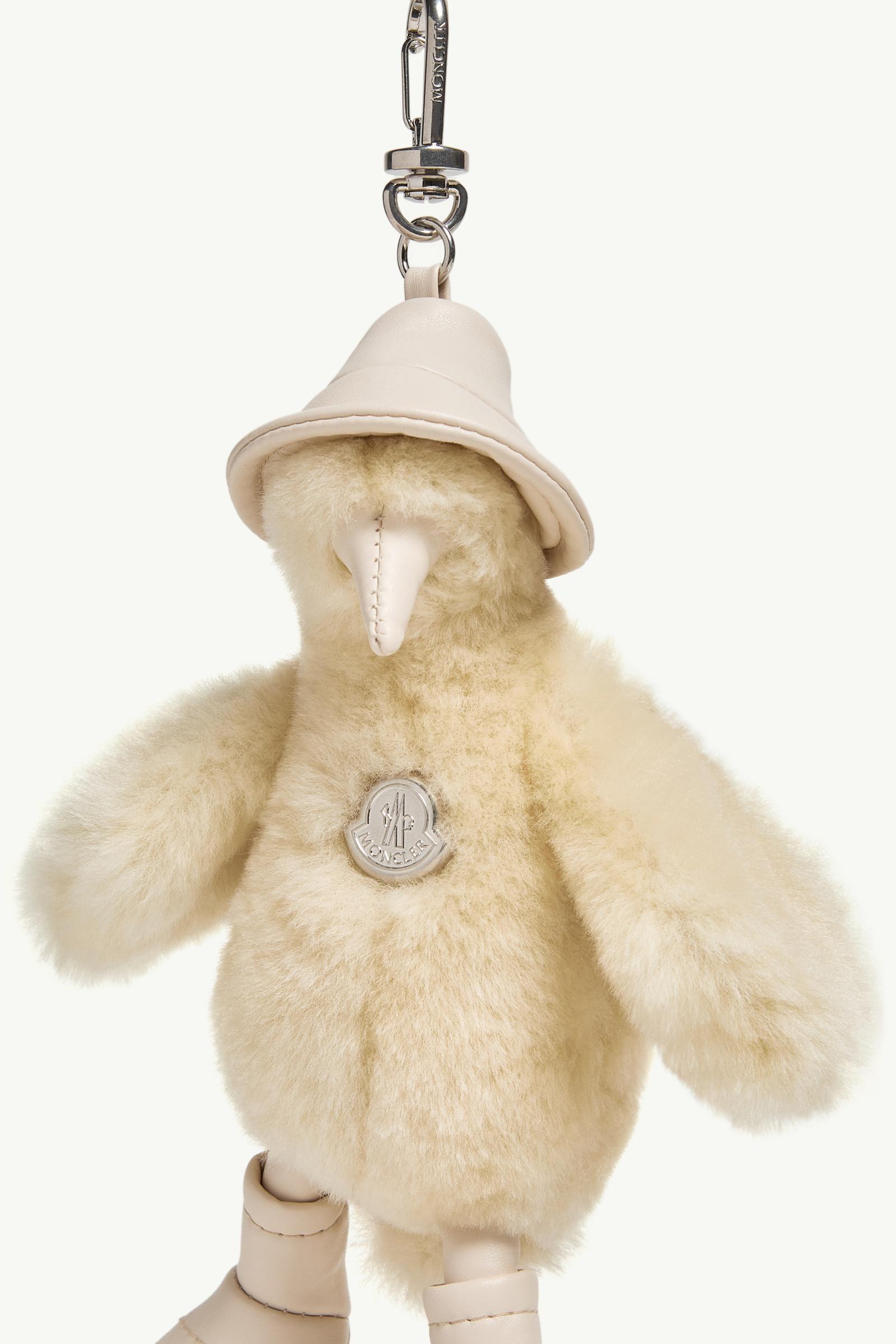 Light Beige Duck-Shaped Key Ring - Bags & Small Accessories for