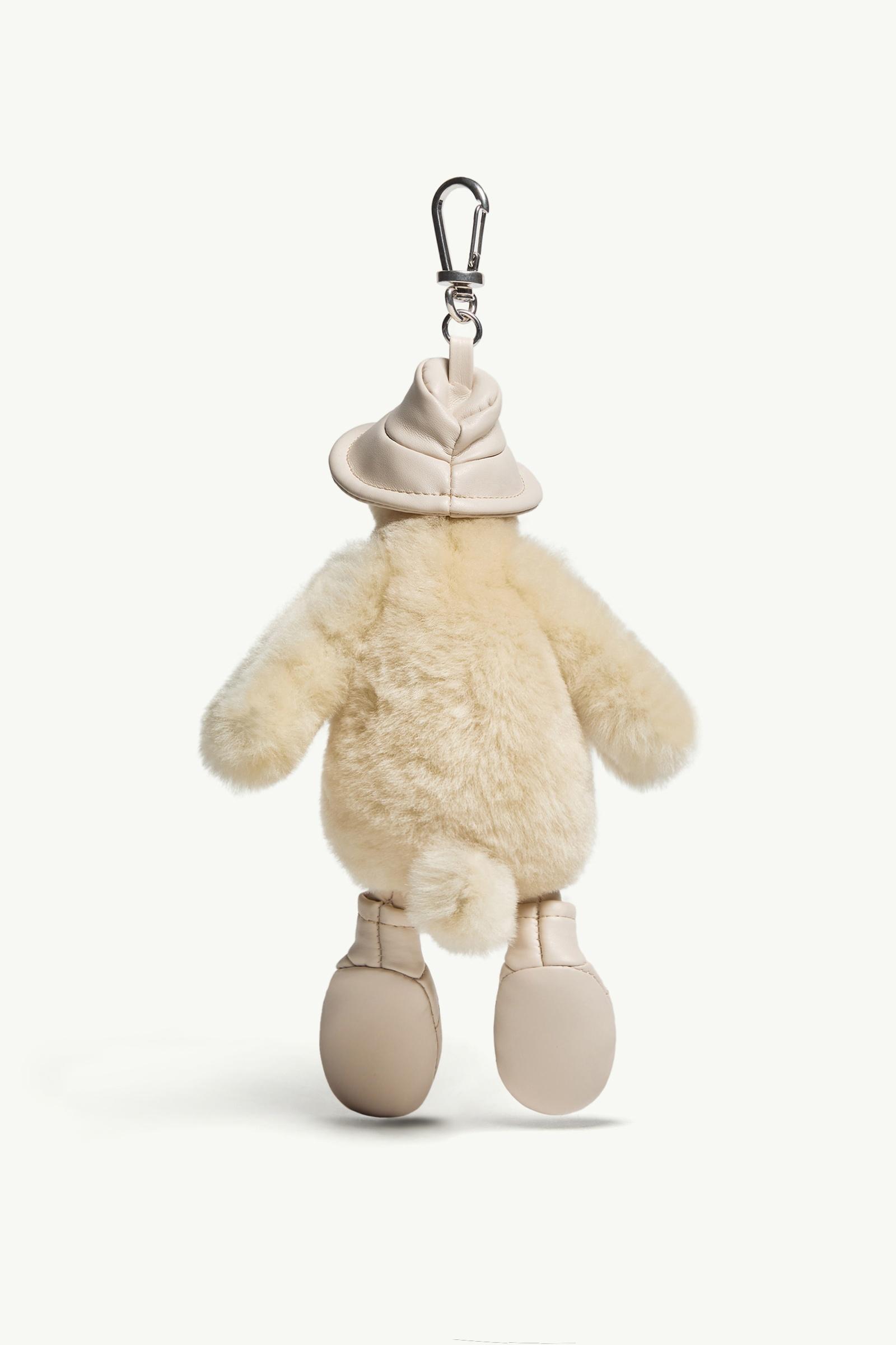 Light Beige Duck-Shaped Key Ring - Bags & Small Accessories for