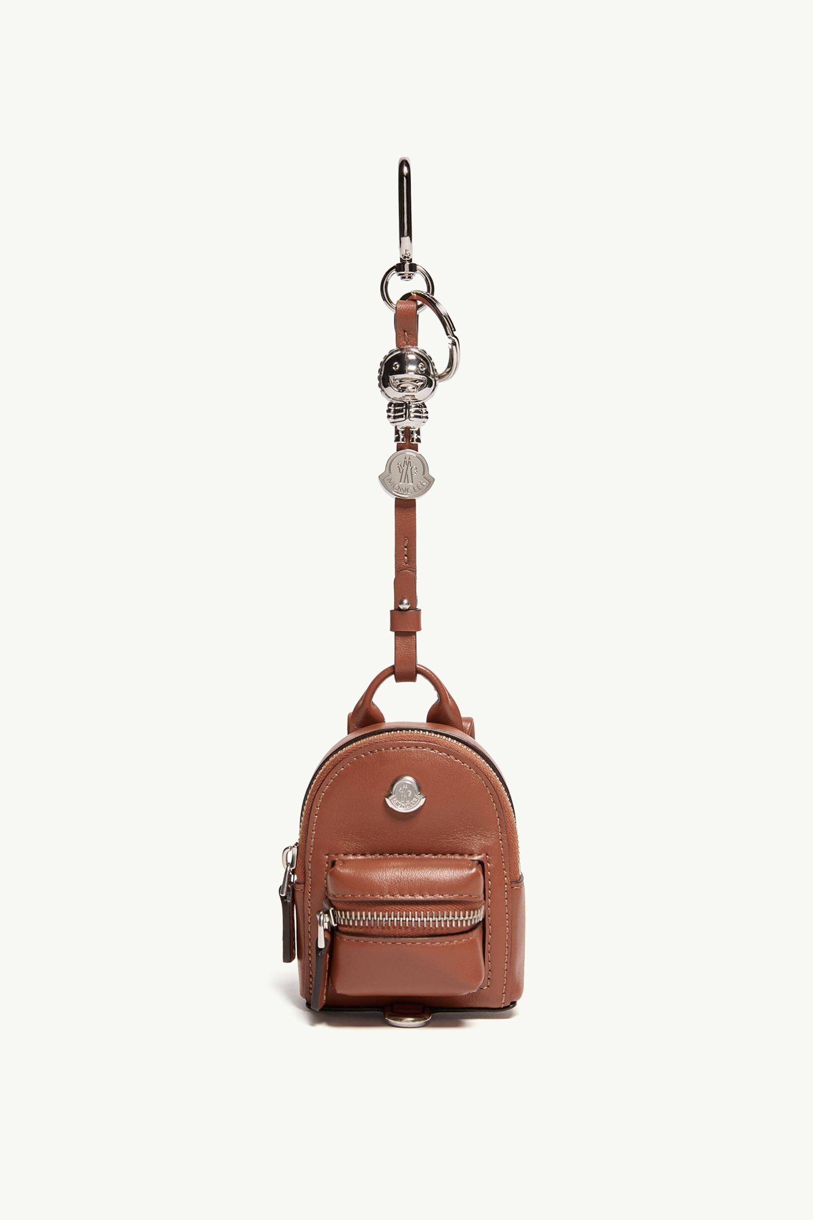 Backpack Leather Key Holder Men Red Brown Moncler, 1 of 0