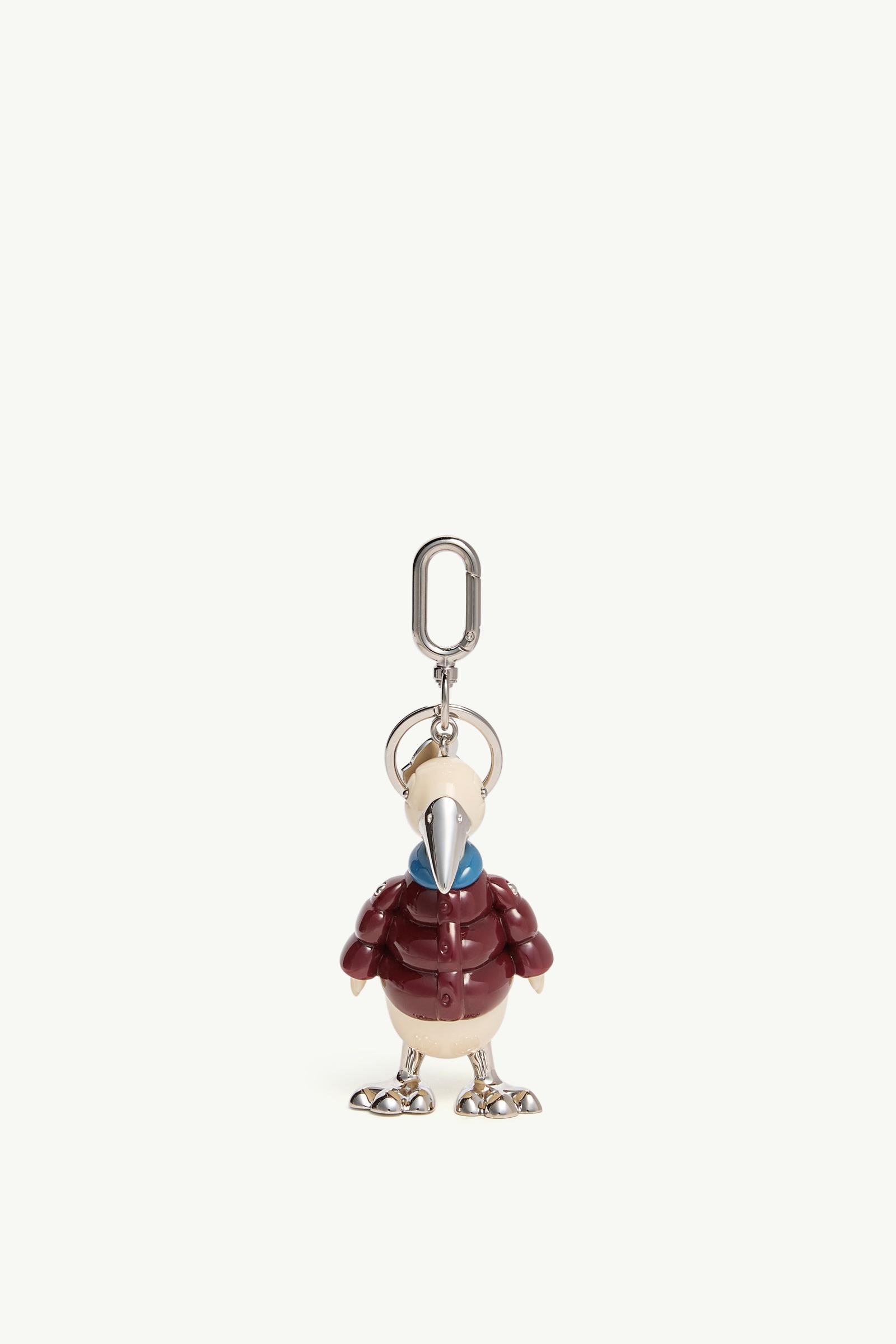 Duck Keychain Men Burgundy Moncler
