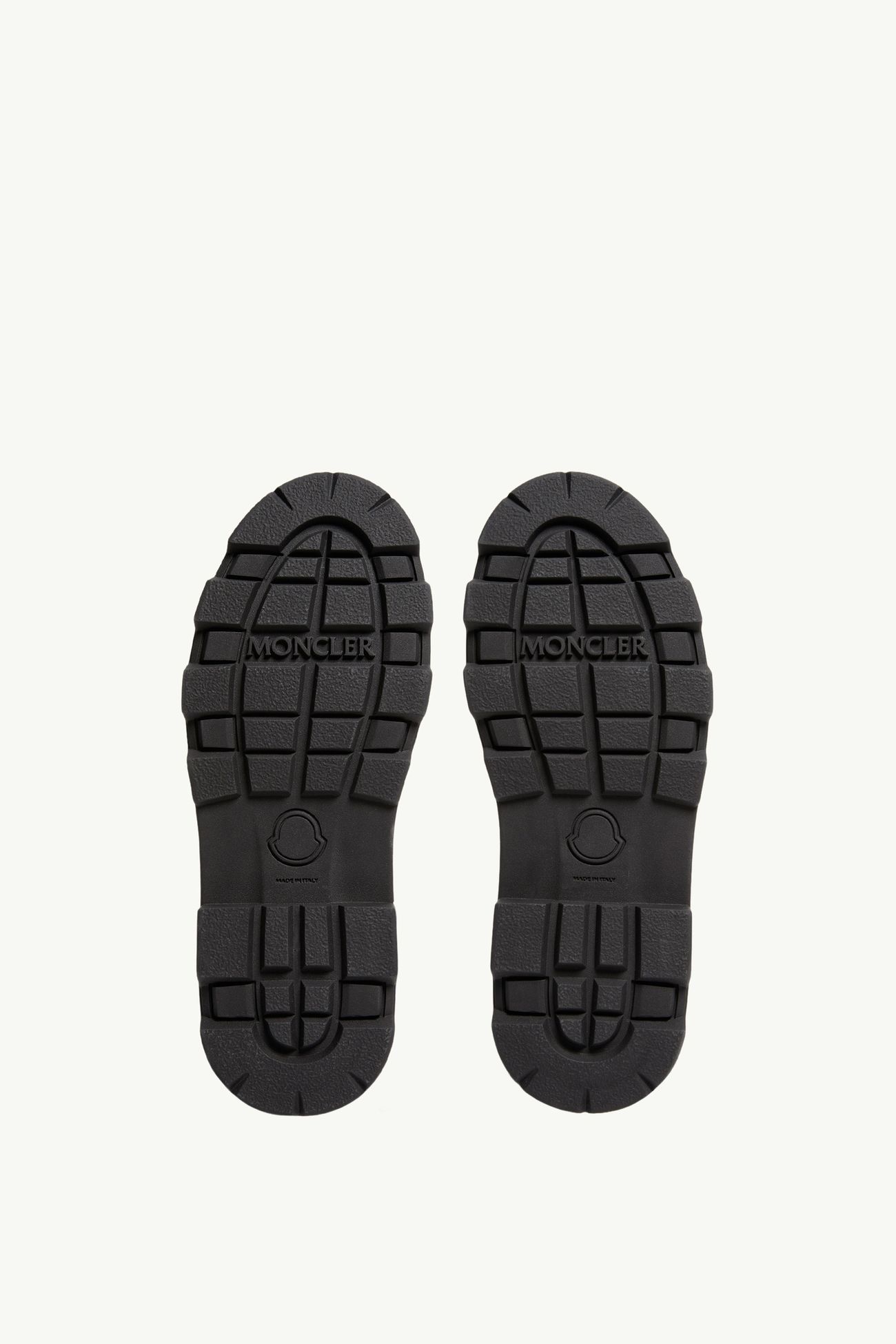 Stivali stringati alti Vera in pelle scamosciata e shearling Donna Nero Moncler 5