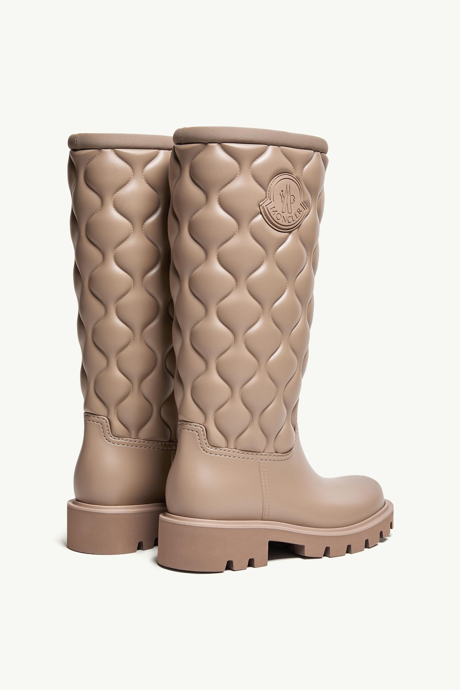 Grey Beige Kickstream High Rain Boots - Boots for Women | Moncler US