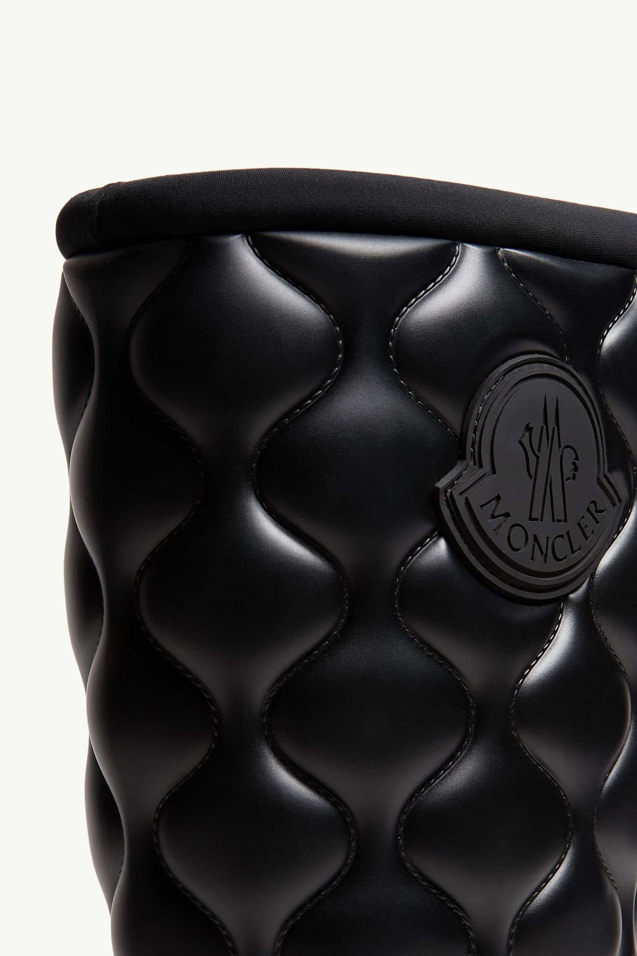 Kickstream hohe Regenstiefel Damen Schwarz Moncler 5