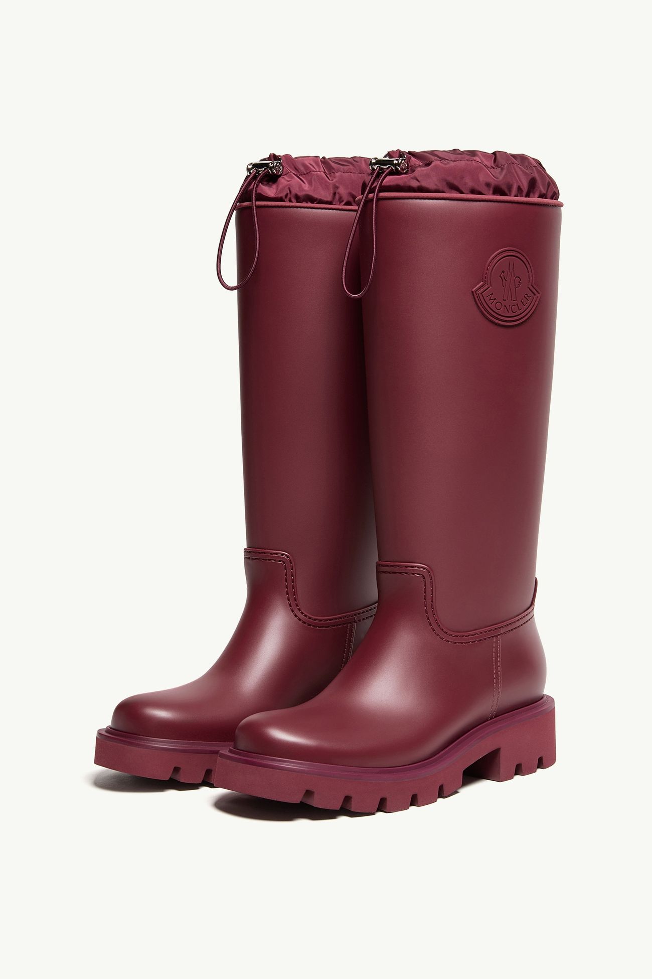 Kickstream女士高筒雨靴 女士 波尔多红 Moncler 3