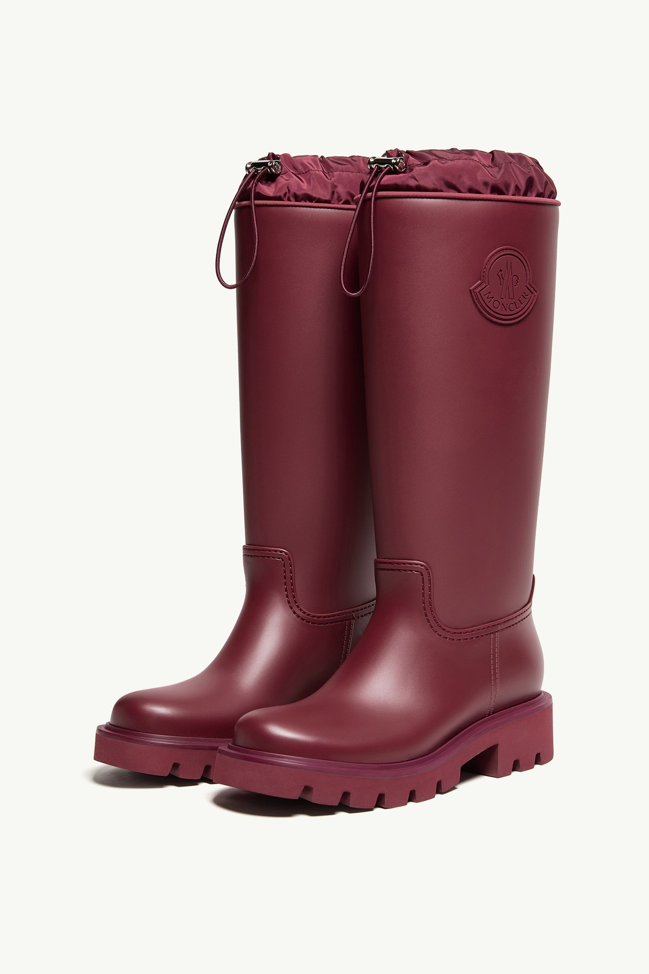 Stivali da pioggia Kickstream High Donna Bordeaux Moncler 3