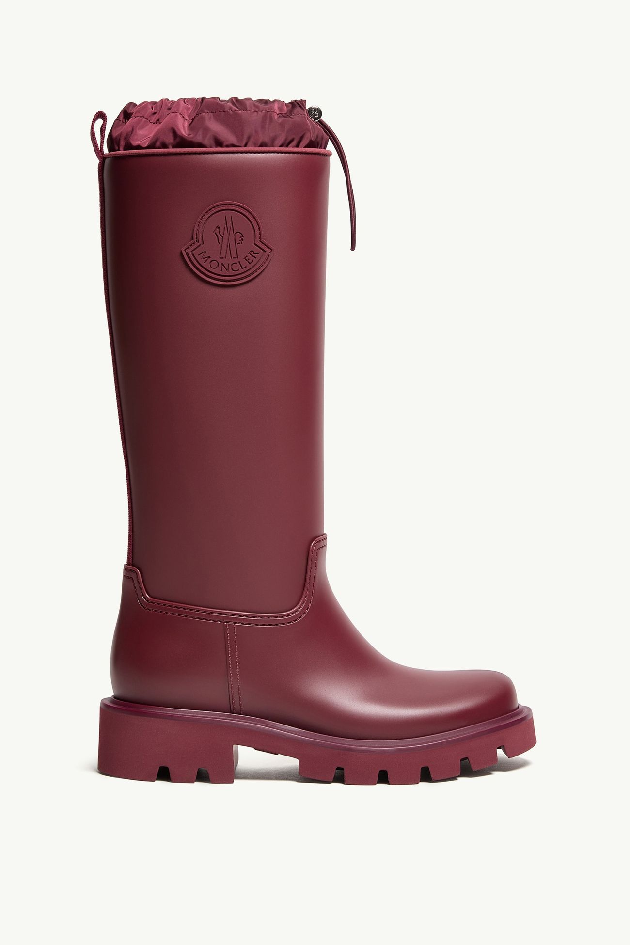 Kickstream高筒雨靴 女士 酒紅色 Moncler 0