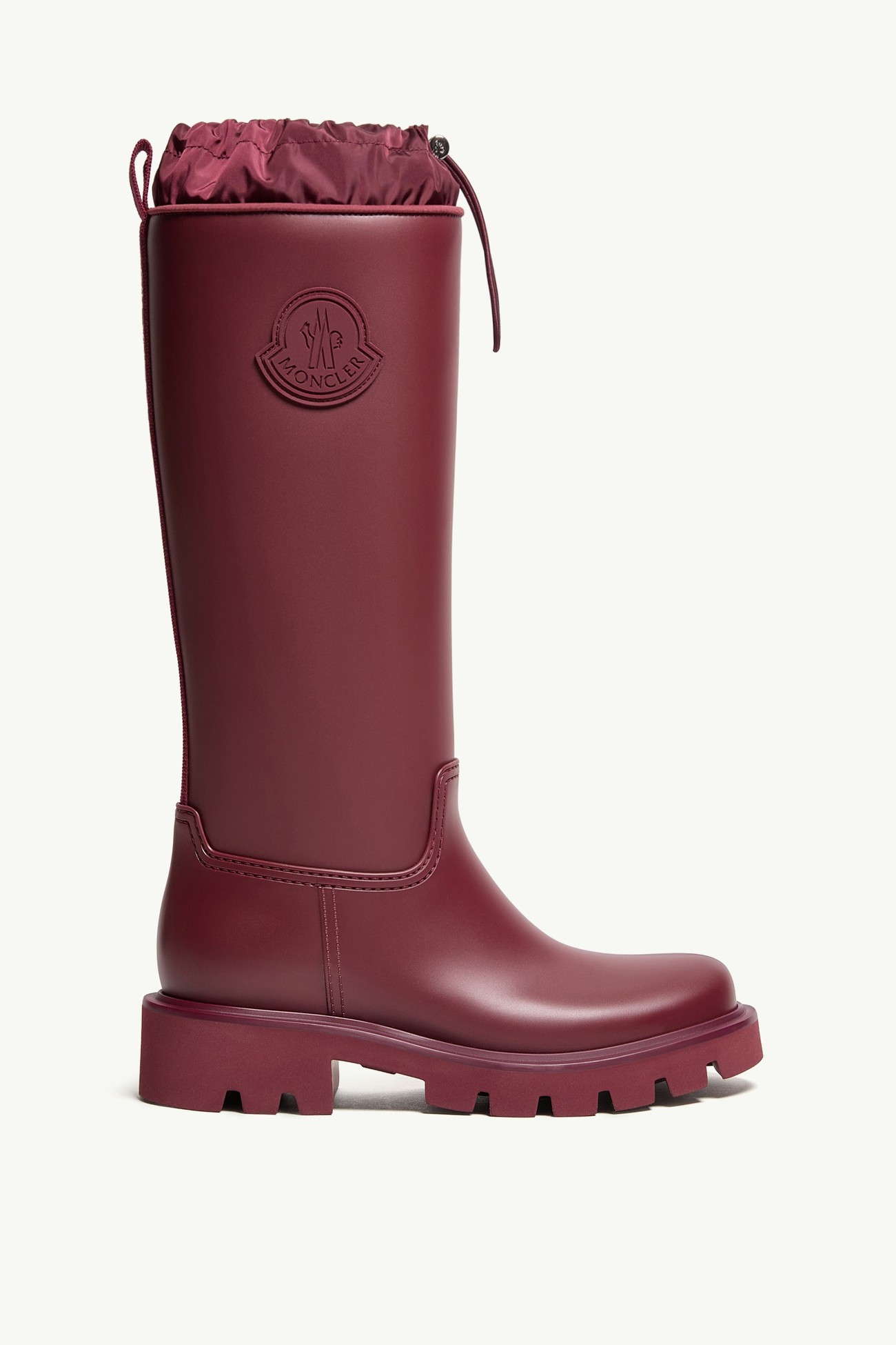 Stivali da pioggia Kickstream High Donna Bordeaux Moncler 0