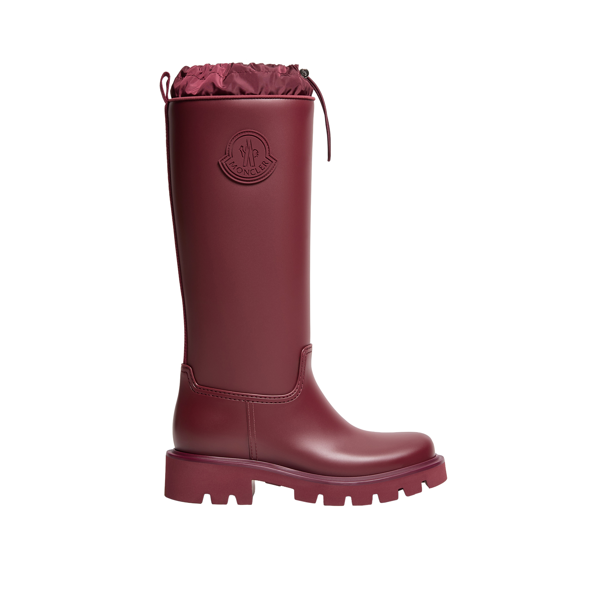 Moncler   Kickstream High Rain Boots for Women in Red, Size: 39
