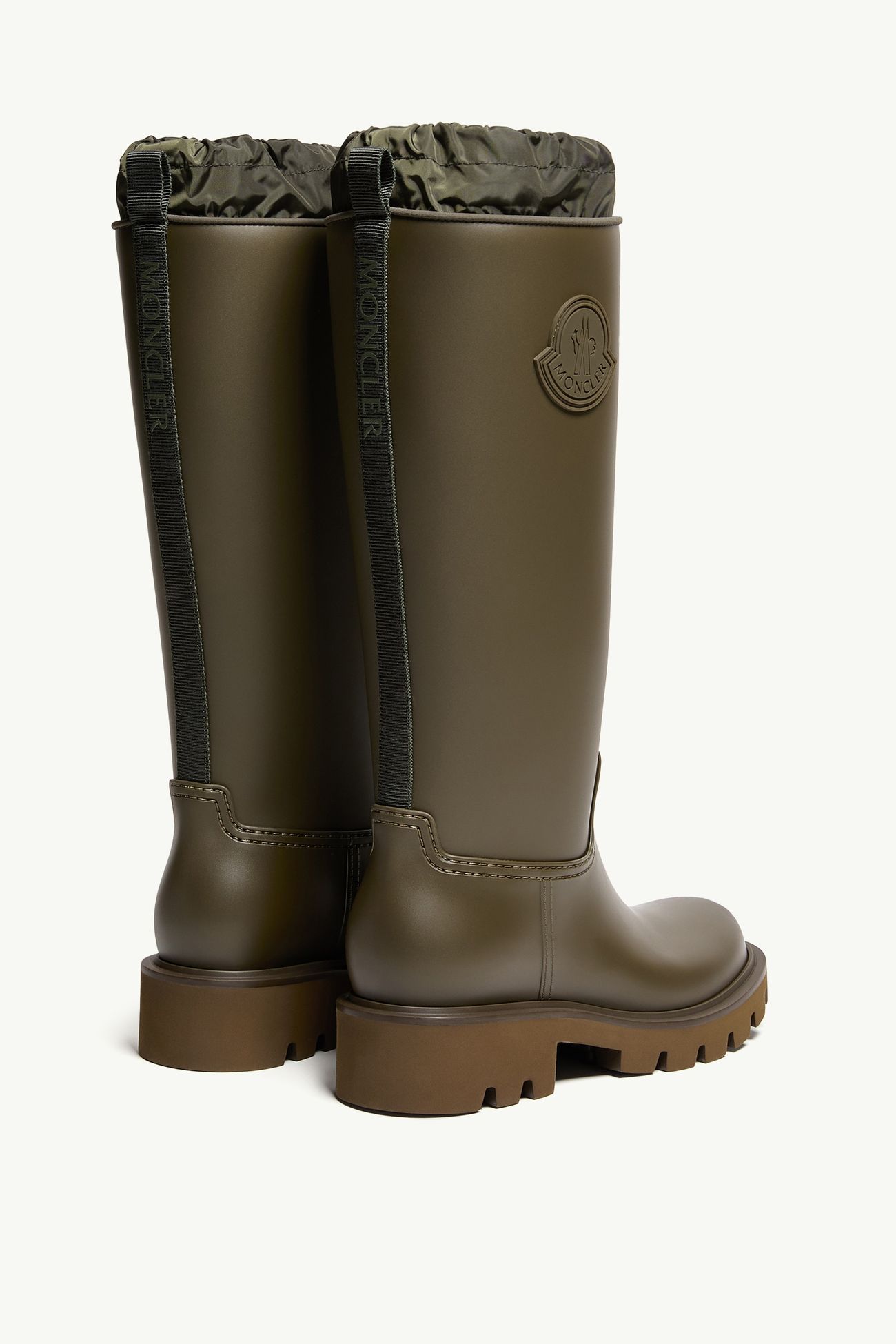 Kickstream女士高筒雨靴 女士 橄榄绿 Moncler 4