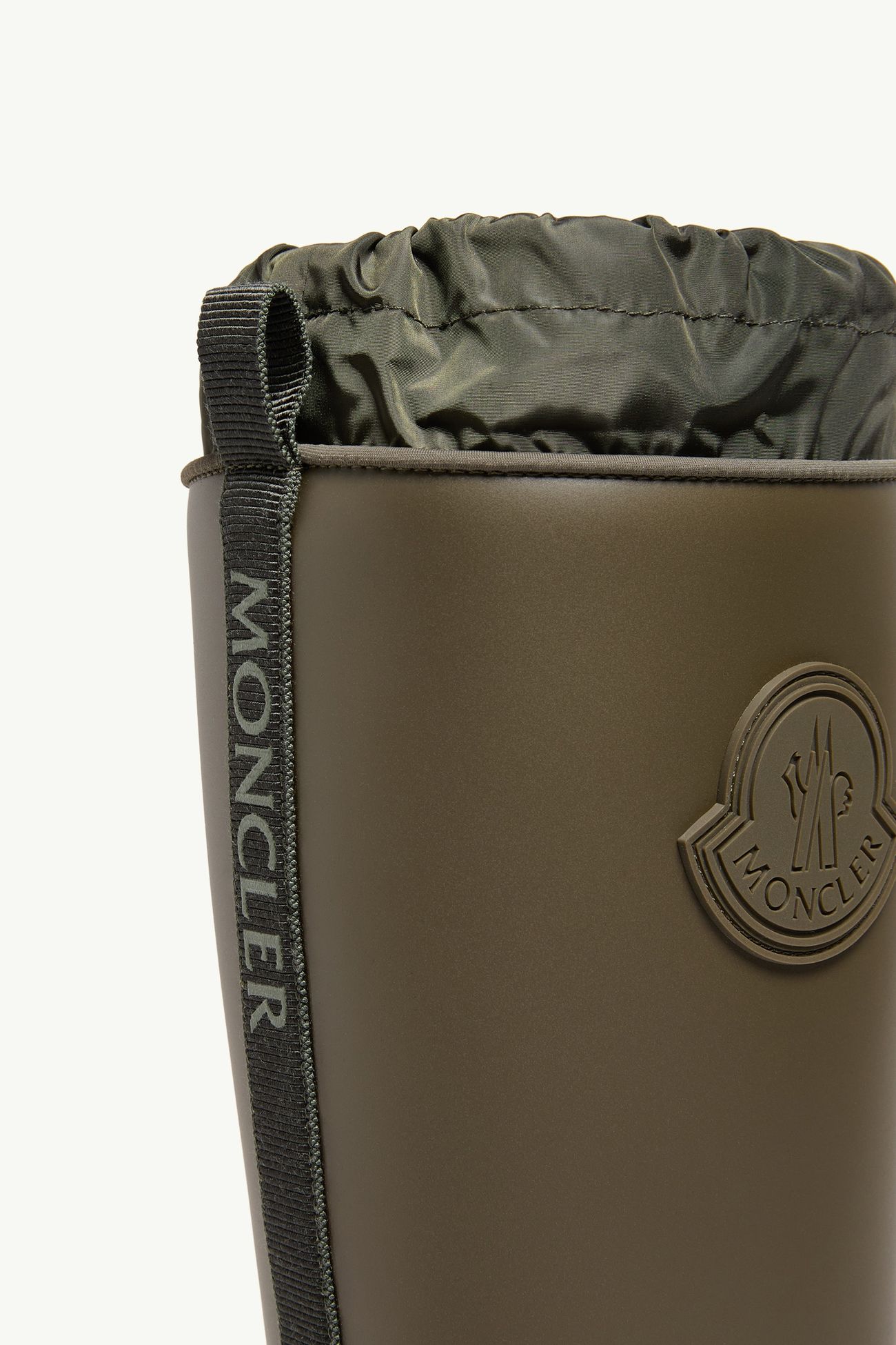 Kickstream High Rain Boots Women Olive Green Moncler 6