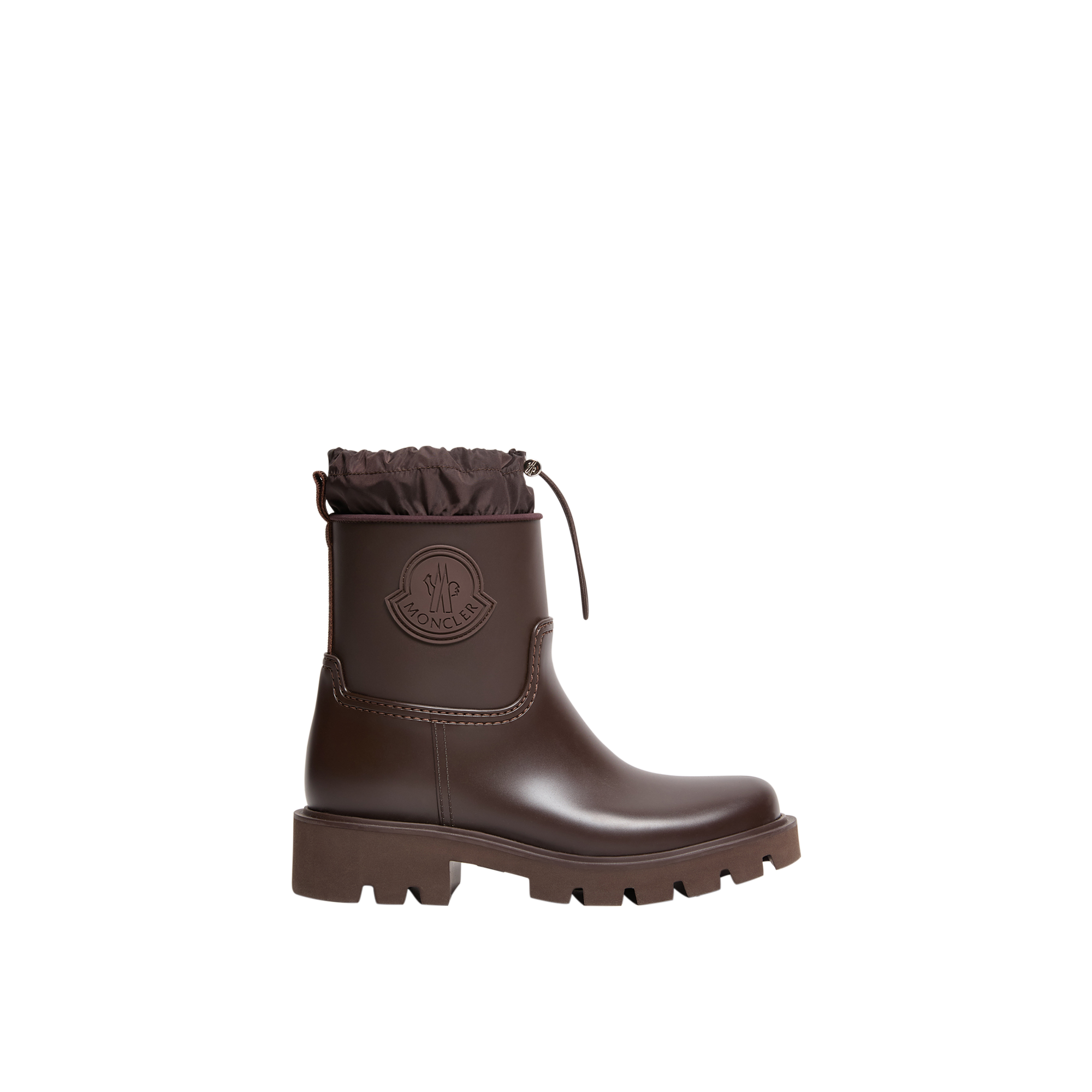 Moncler Bottes De Pluie Kickstream, Femme, Marron, Taille: 38 In Multi