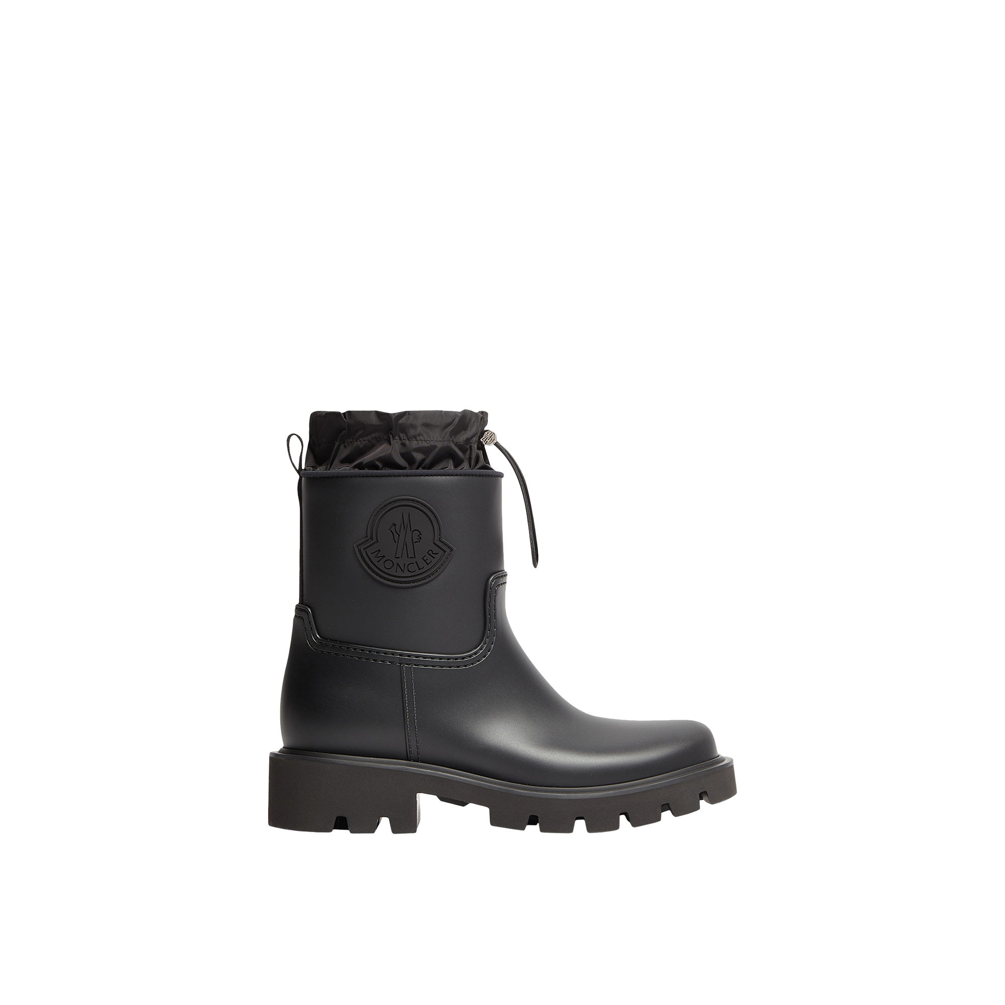 Moncler   Kickstream Rain Boots for Women in Black, Size: 39