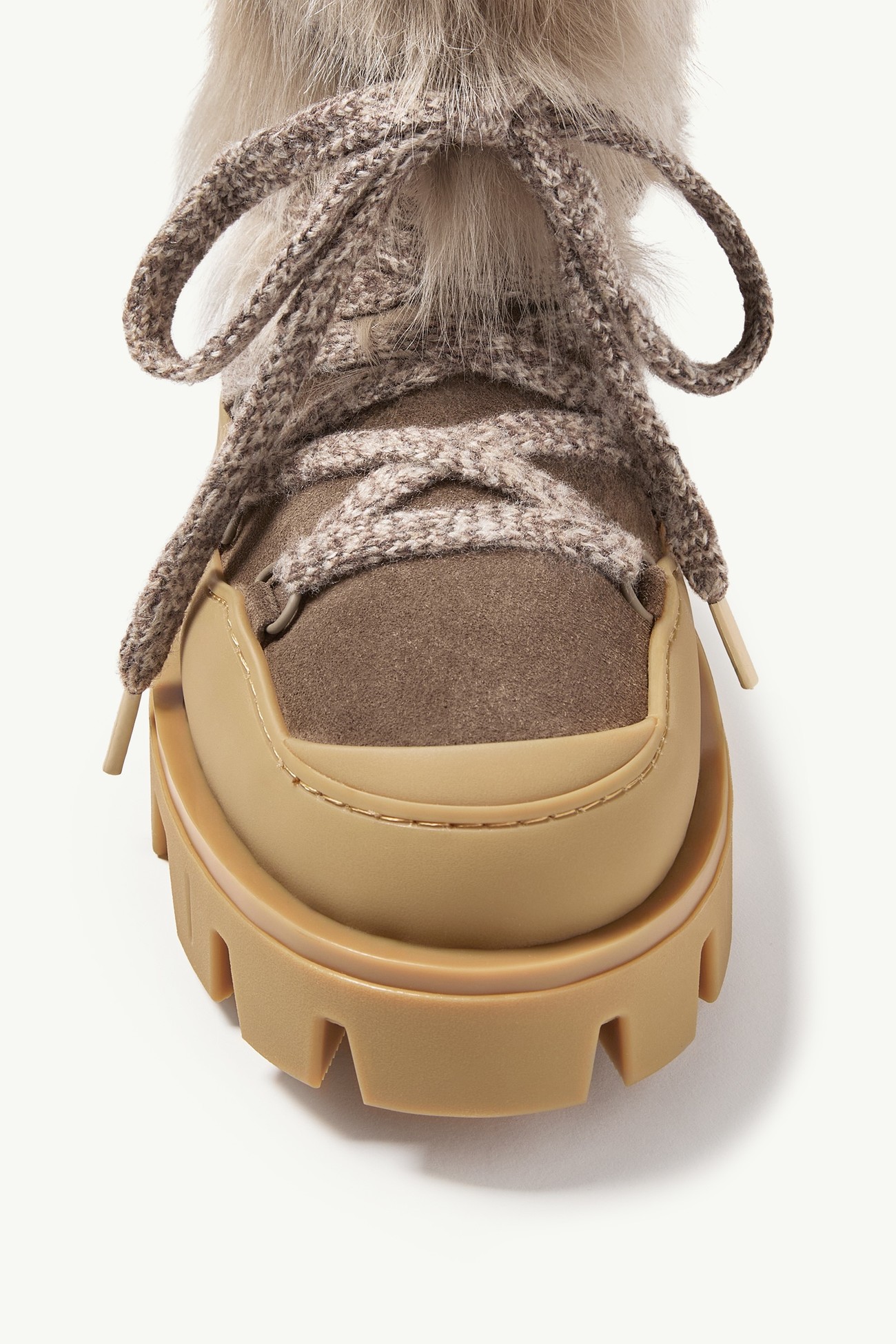 Stivali Peak Après in shearling e suede Donna Verde Oliva Moncler 2