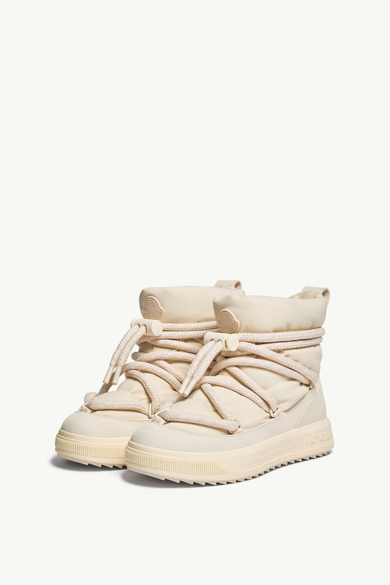 【限時値下げ中‼️】 MONCLER モンクレール ベージュ ダウンブーツ ライトベージュ Moncler Altive Mid スノーブーツ : ブーツ 向けの