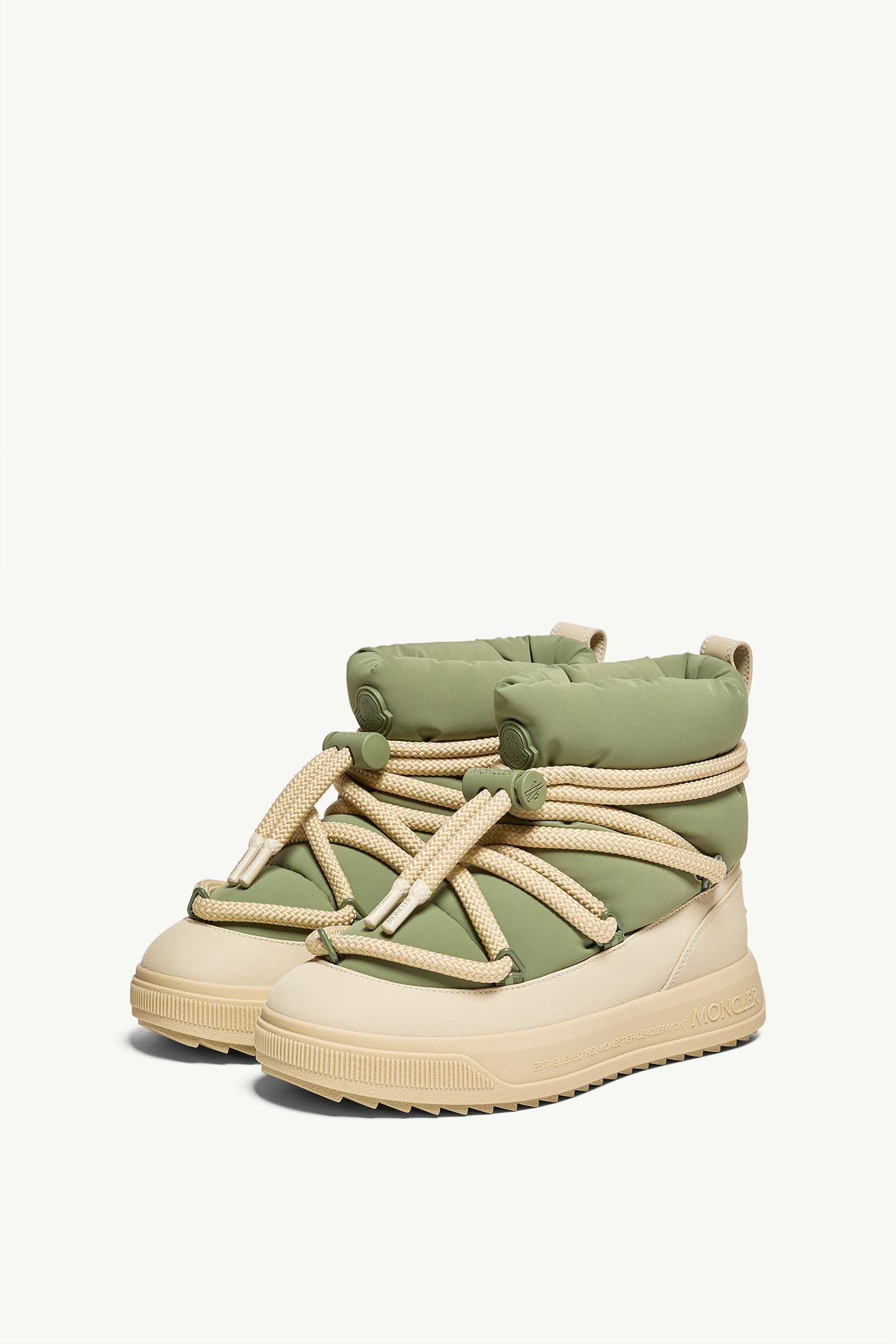 Moncler Altive Mid Snow Boots Women Green Moncler 3