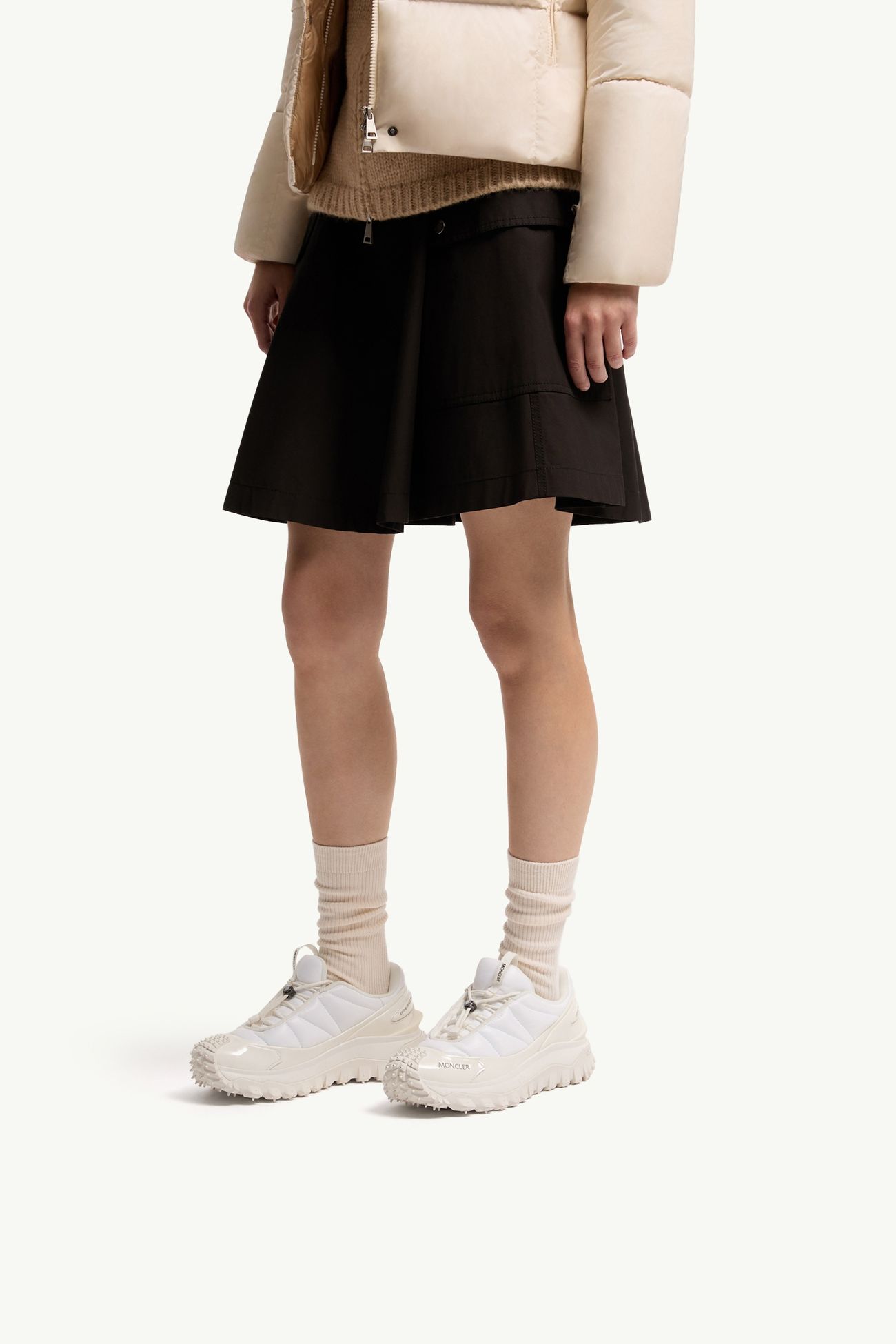 Trailgrip Puffer Sneakers Damen Weiß Moncler 1