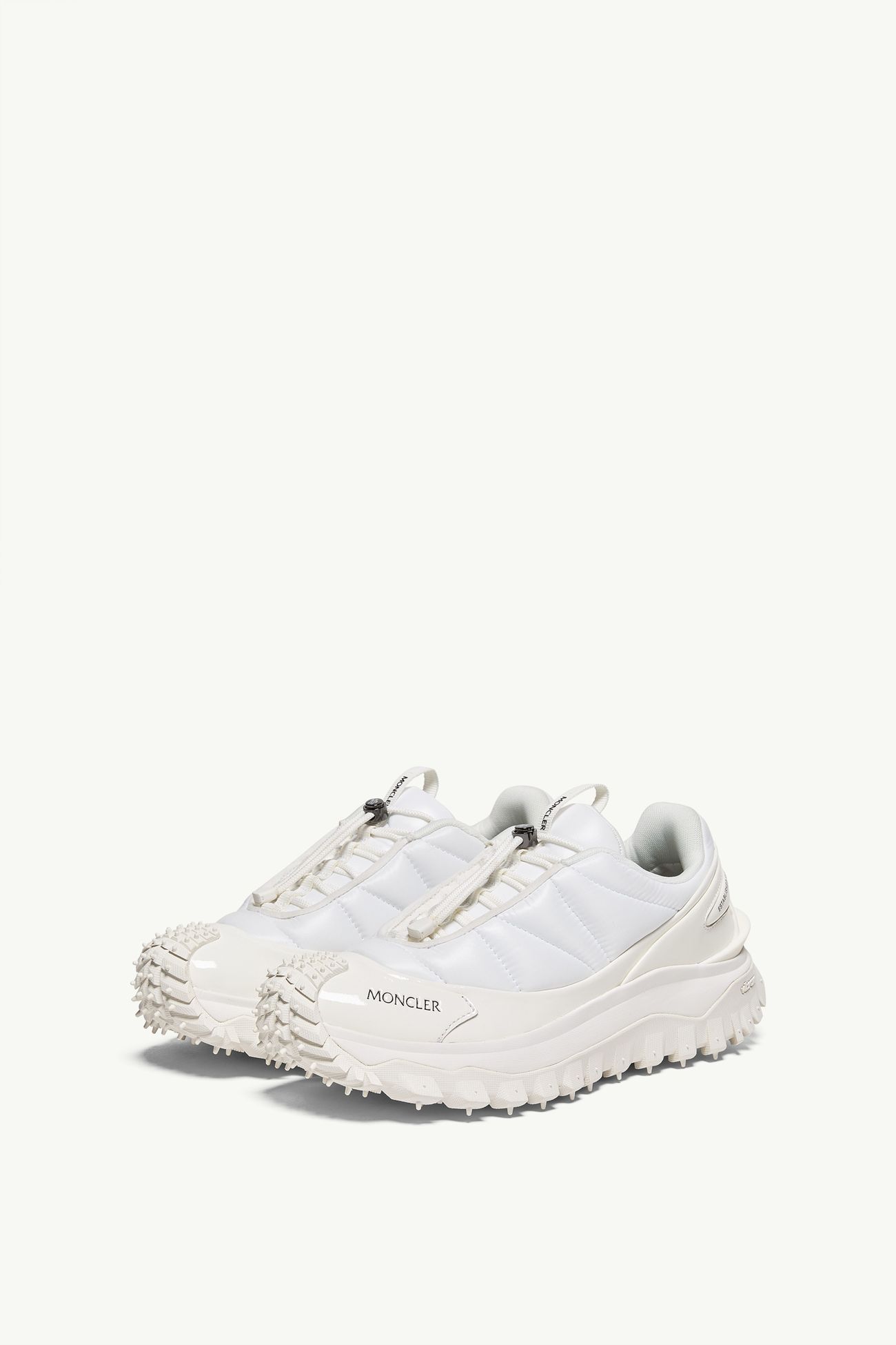 Trailgrip Puffer Sneakers Women White Moncler 3