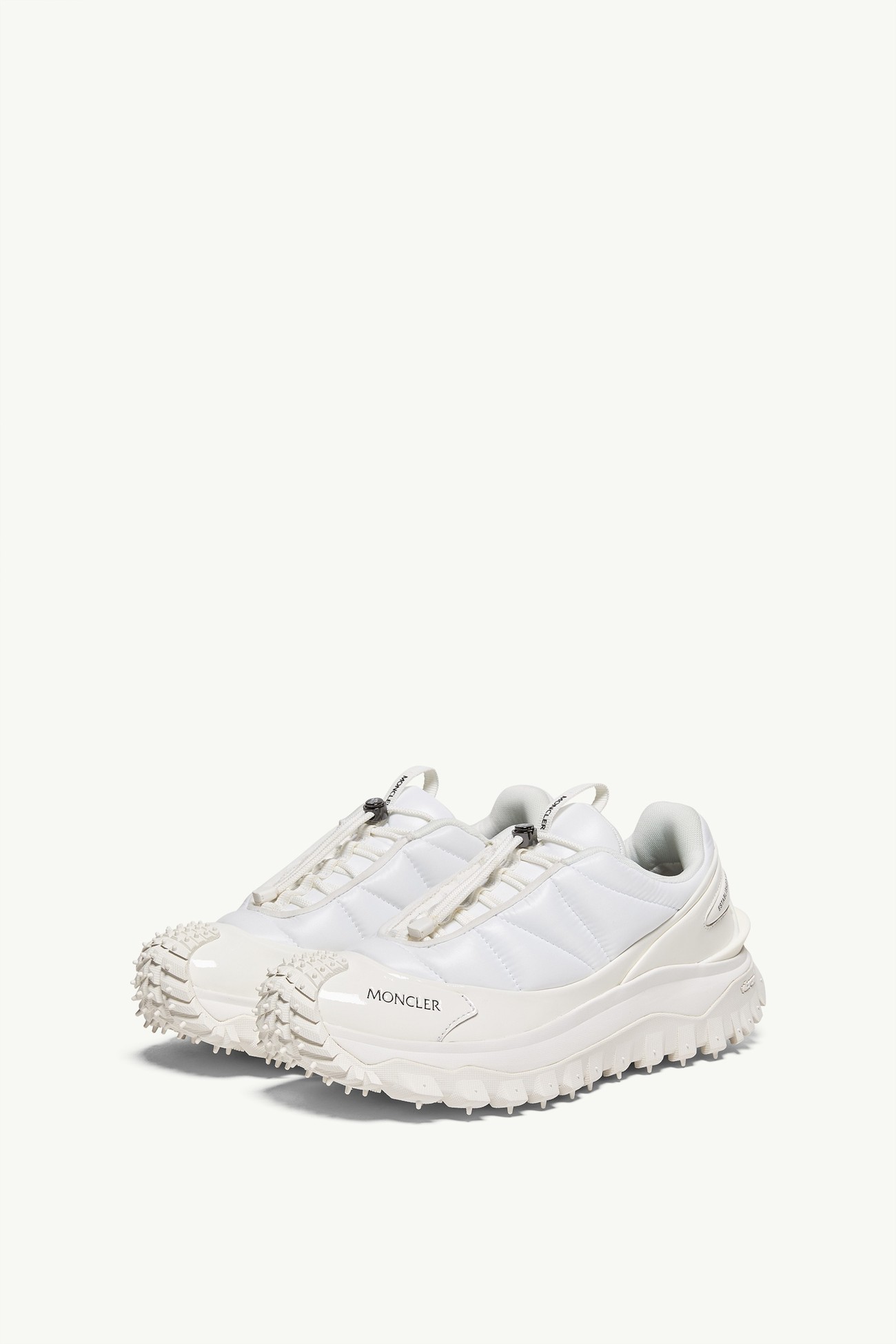 Trailgrip Puffer Sneakers Women White Moncler 3