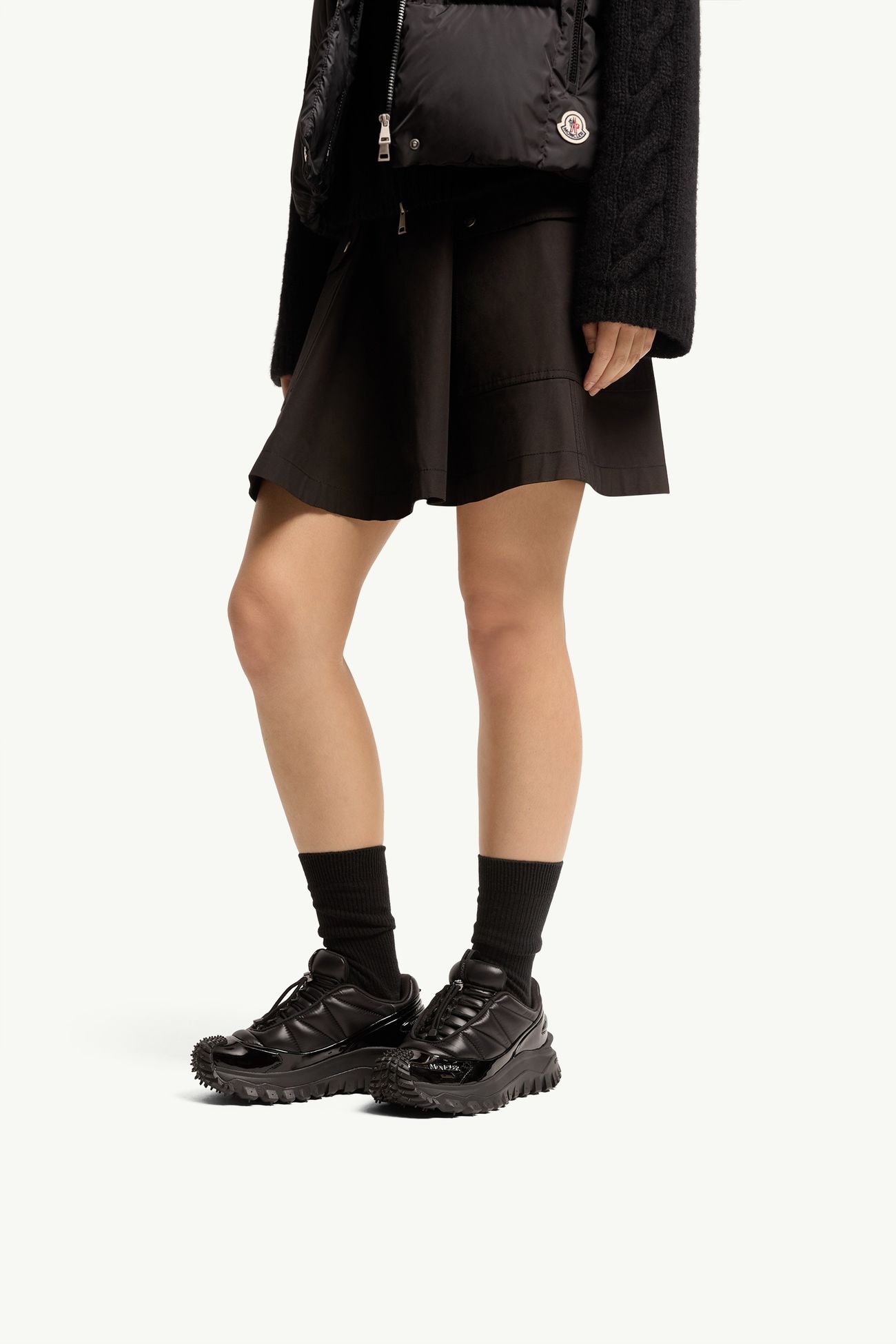 Trailgrip Puffer Sneakers Women Black Moncler 1