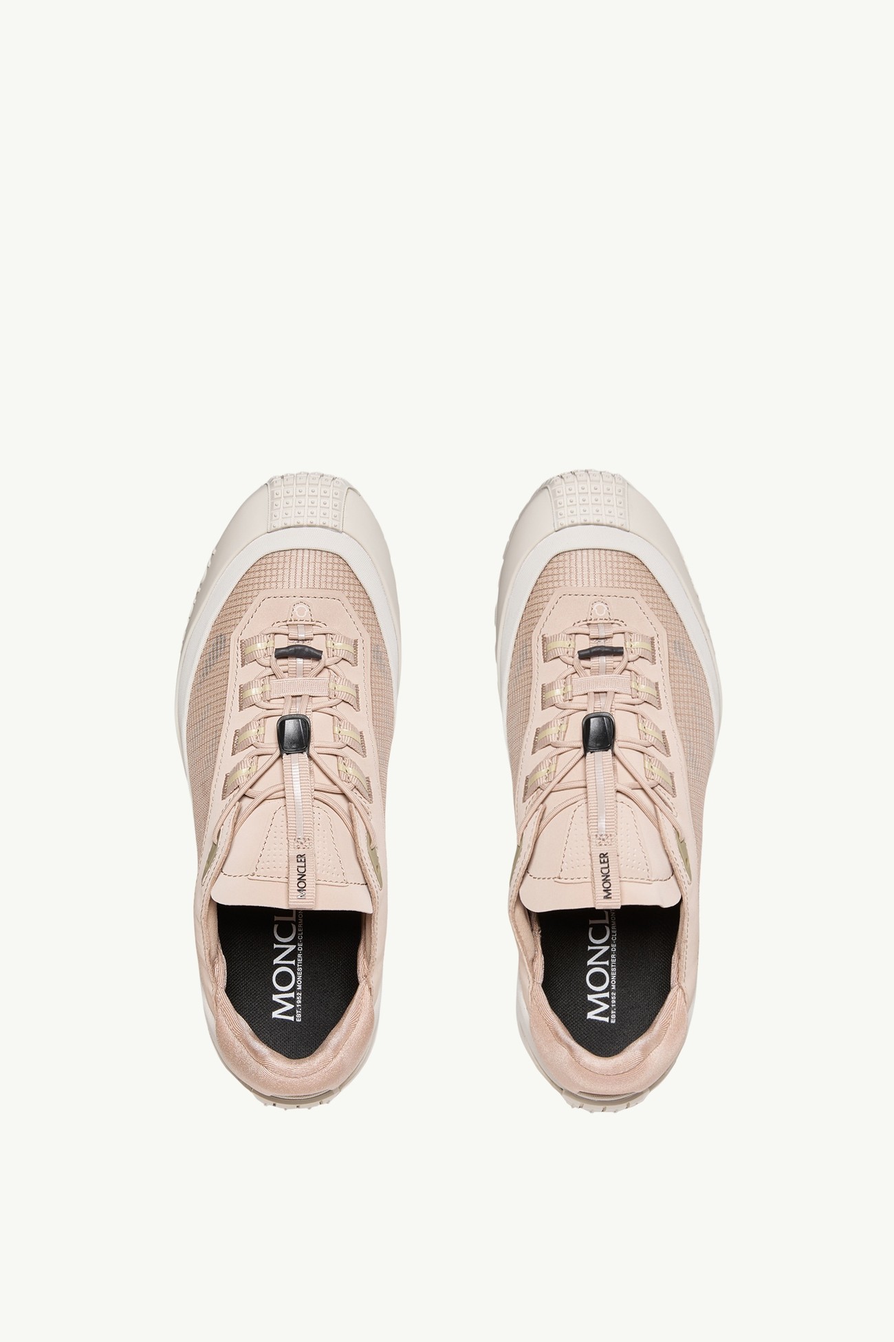 Trailgrip LP麂皮及磨絨革運動鞋 女士 米色和白色 Moncler 5