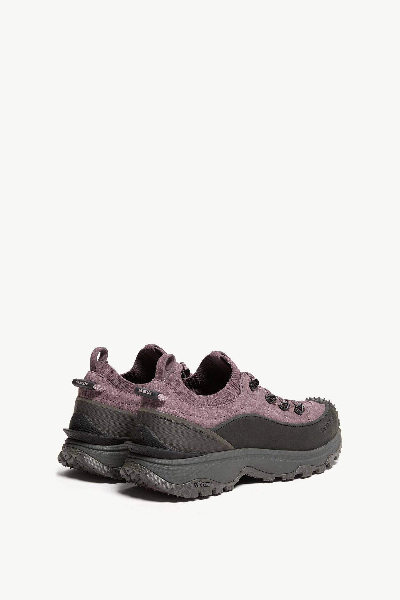 Sneaker Trailgrip Lite3 in nabuk e pelle scamosciata Donna Marrone Moncler 4