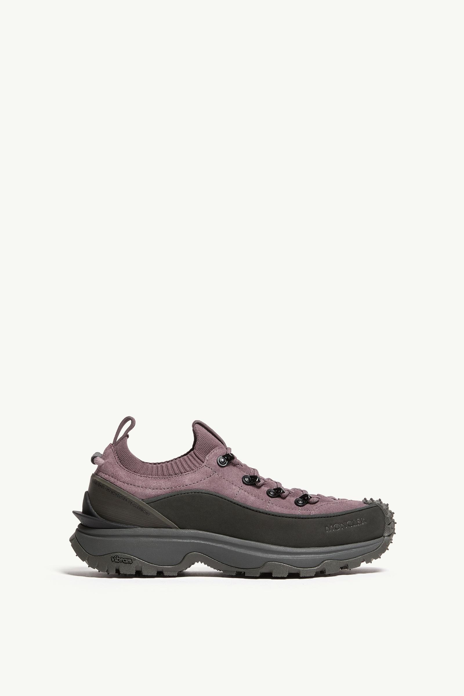 Trailgrip Lite3 Nubuck & Suede Trainers Women Brown Moncler