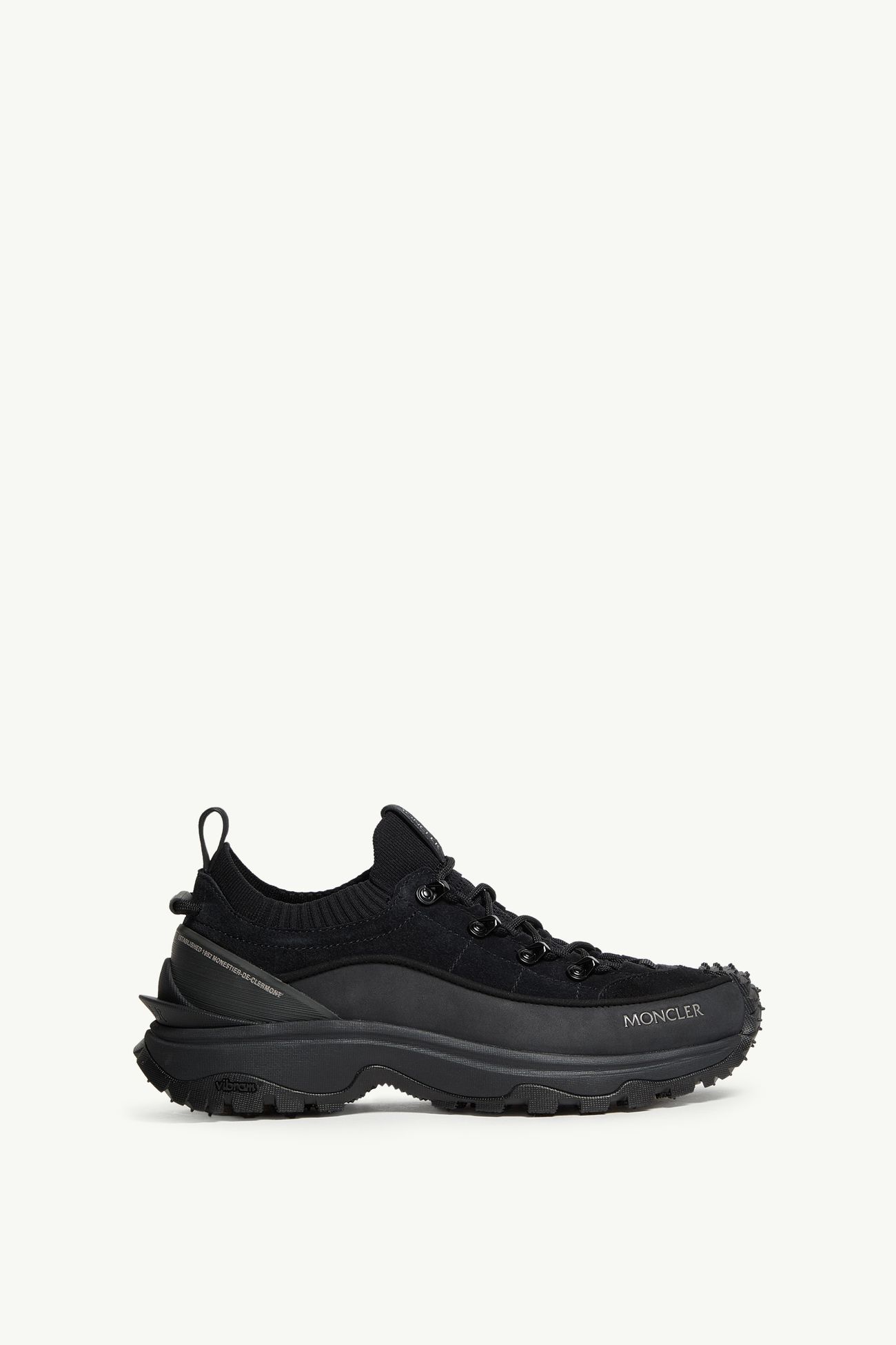 Sneakers Trailgrip Lite3 en nubuck et daim Femmes Noir Moncler 0