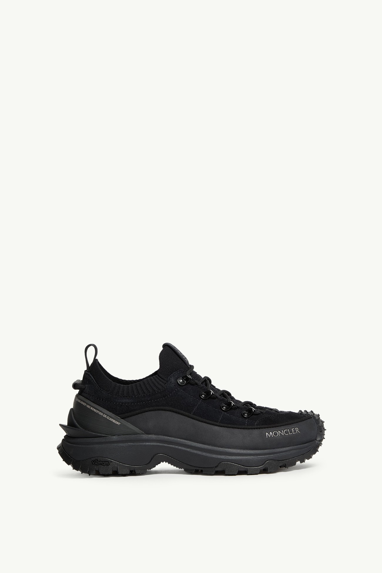 Trailgrip Lite3 Nubuck & Suede Trainers Women Black Moncler 0