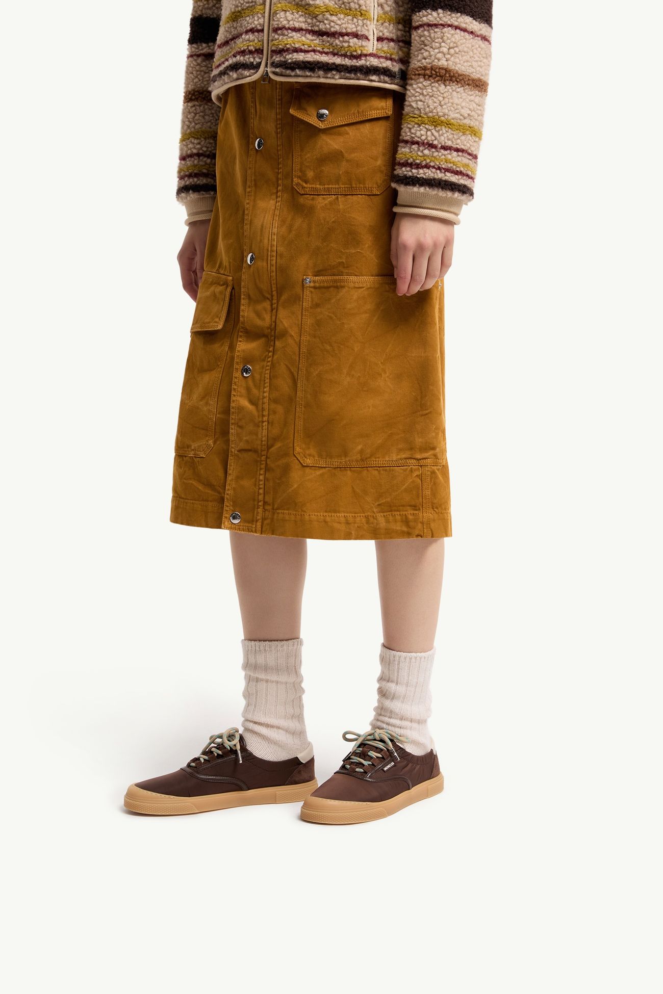 Sneakers Vera Leisure matelassées Femmes Marron Moncler 1