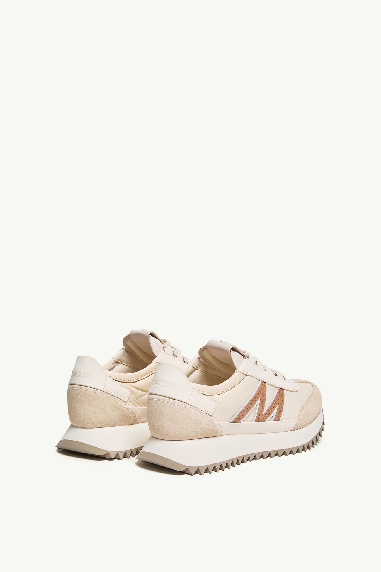 Sneakers Pacey2 en daim et nubuck Femmes Beige Clair Moncler 4
