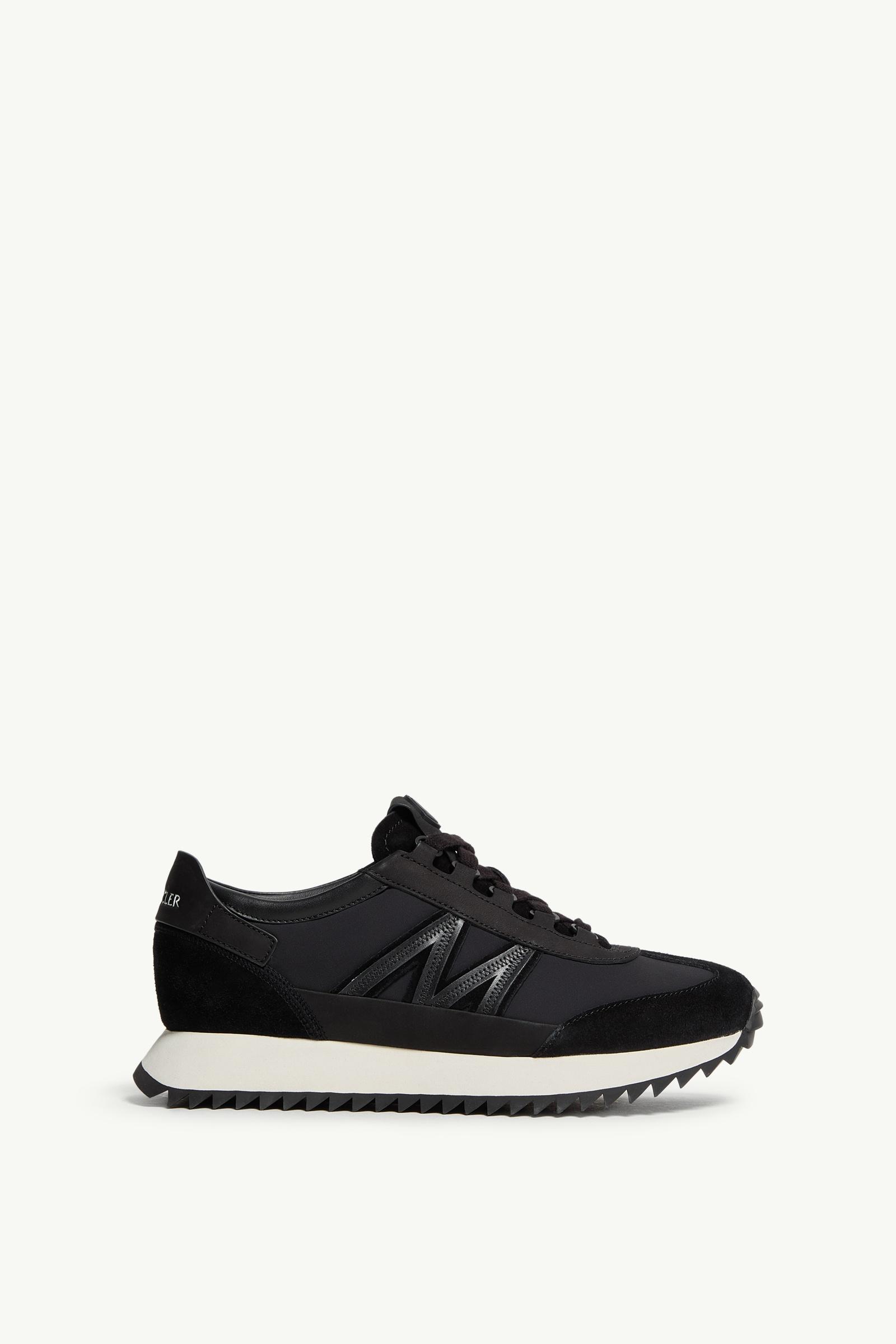 Pacey2 Suede & Nubuck Trainers Women Black Moncler, 1 of 0