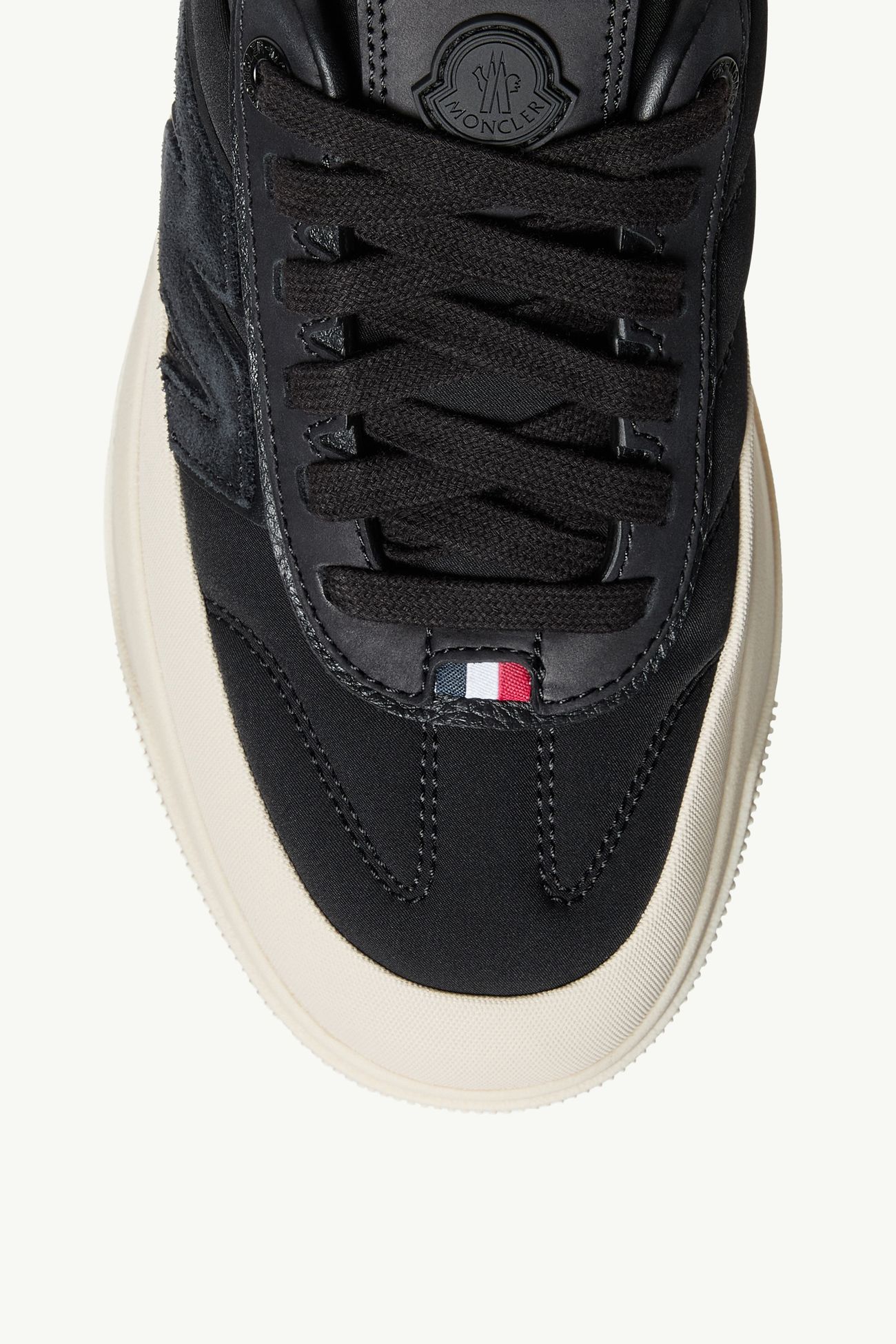 Sneaker in pelle scamosciata e nabuk Moncler Altive Donna Nero Moncler 2