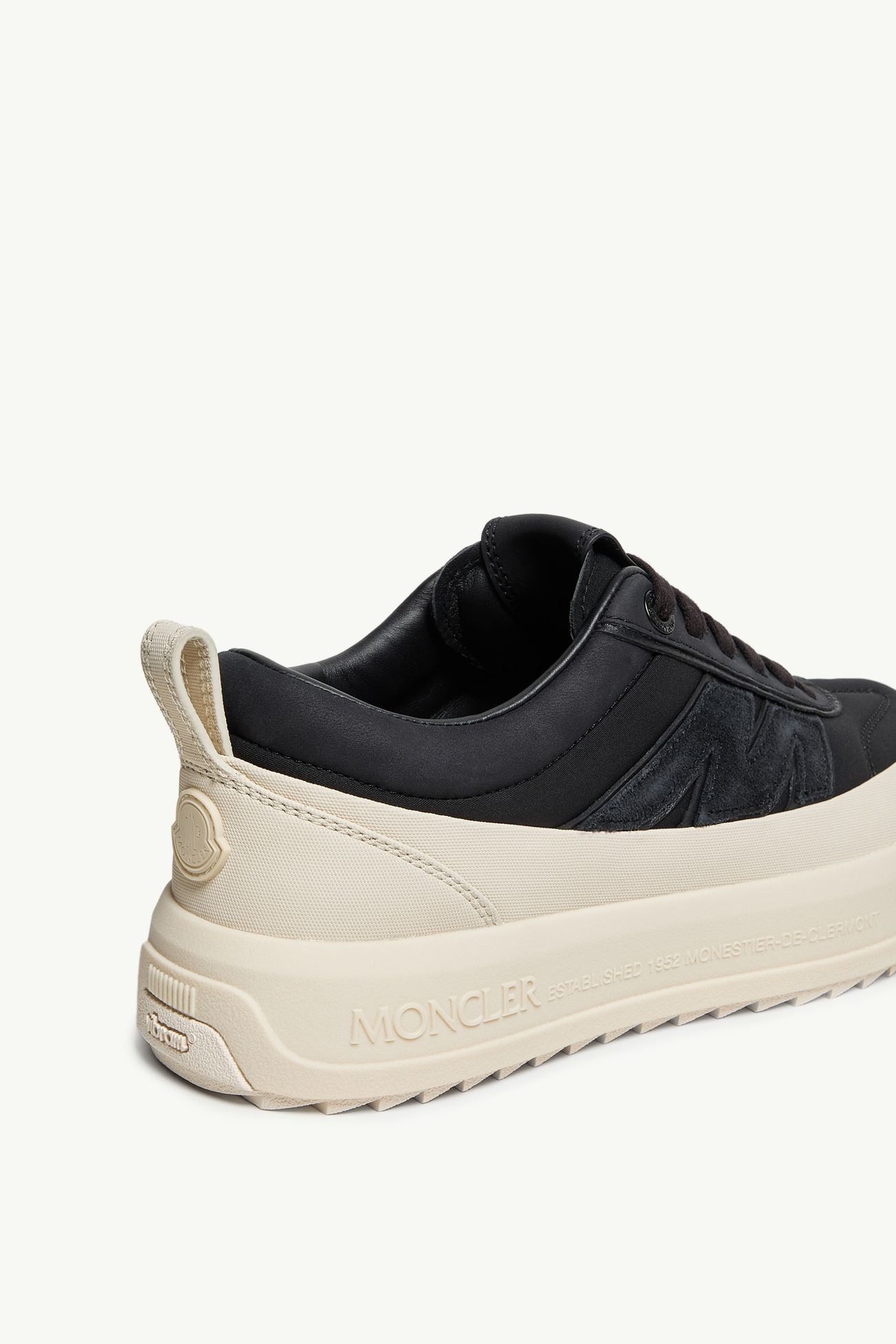 Moncler Altive Nubuck & Suede Trainers Women Black Moncler 7
